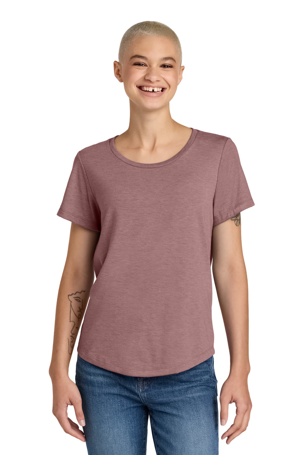 AllMade Allmade Women's Relaxed Tri-Blend Scoop Neck Tee AL2015