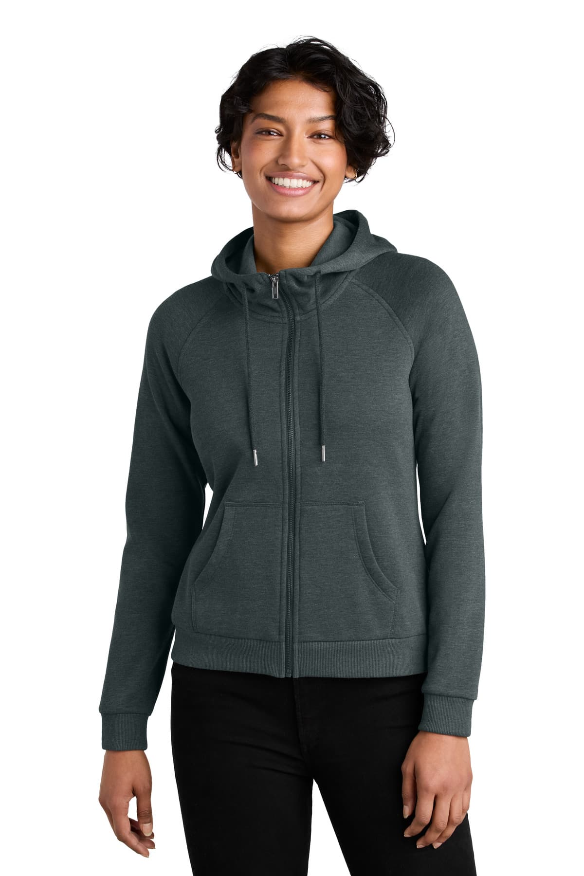 AllMade Allmade Women's Organic CVC Fleece Full-Zip Hoodie AL5003