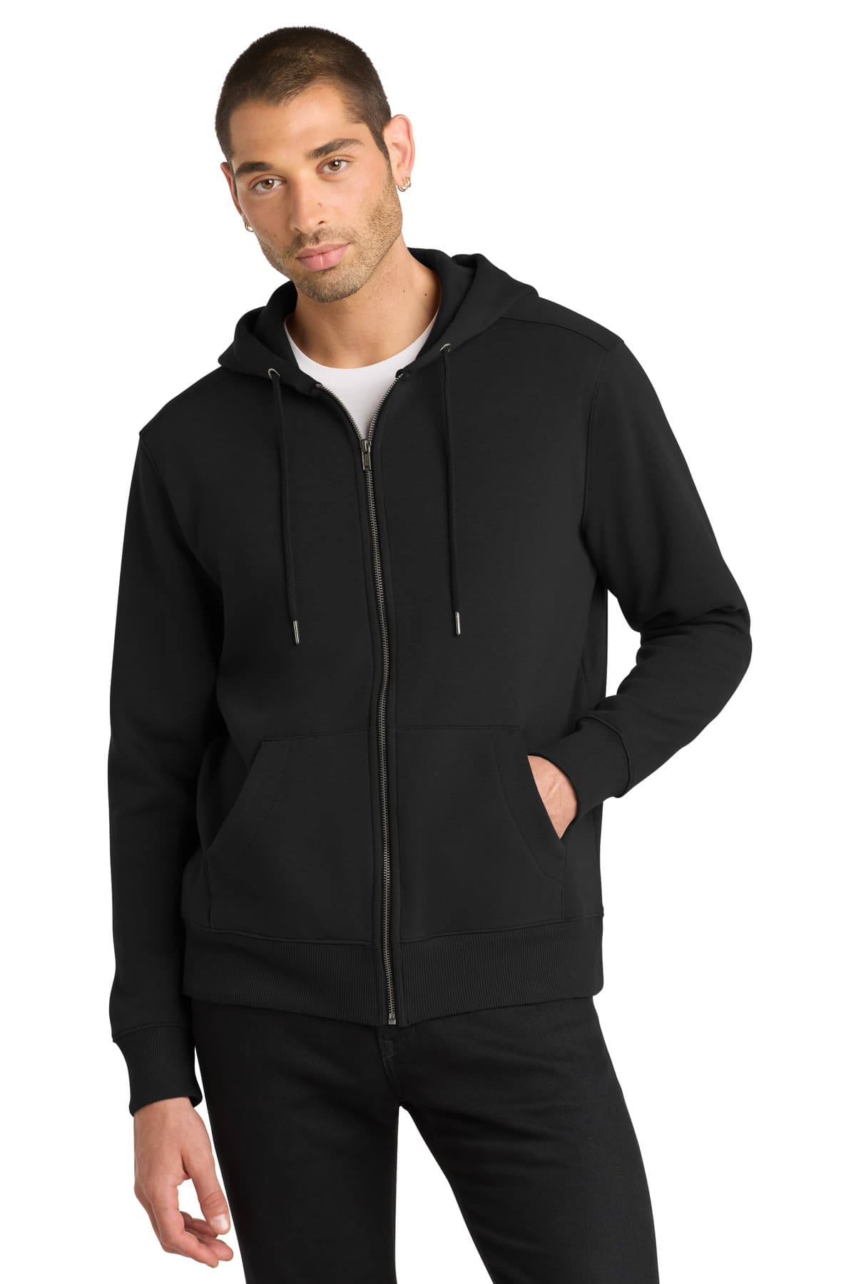 District District Perfect Weight Fleece Full-Zip Hoodie DT1103