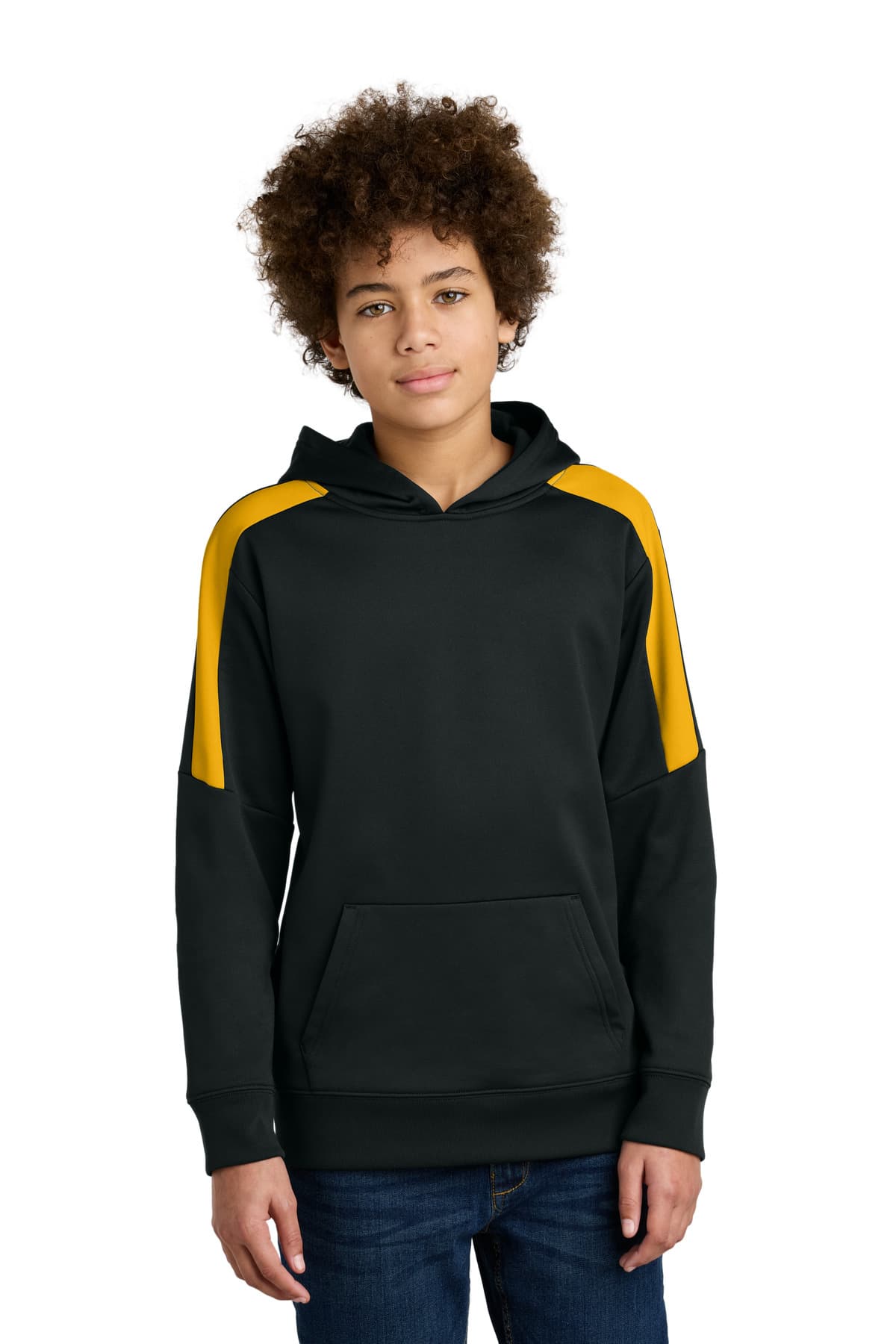 Sport-Tek Sport-Tek Youth Sport-Wick Fleece United Pullover Hoodie YST255