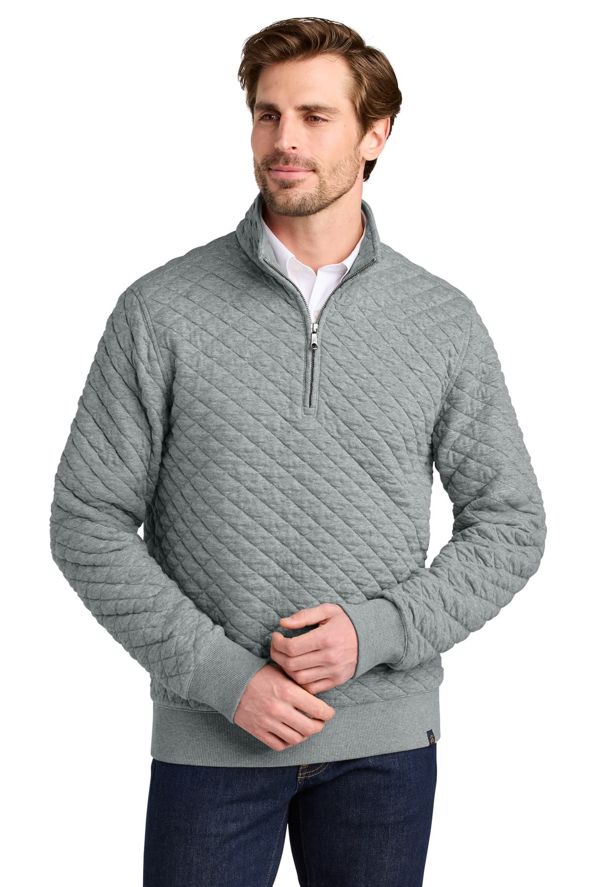 Brooks Brothers Brooks Brothers Diamond Quilt 1/4-Zip BB18212