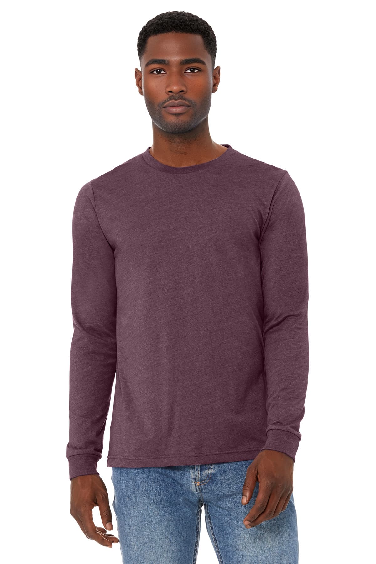Bella + Canvas BELLA+CANVAS Unisex Heather CVC Long Sleeve Tee BC3501CVC