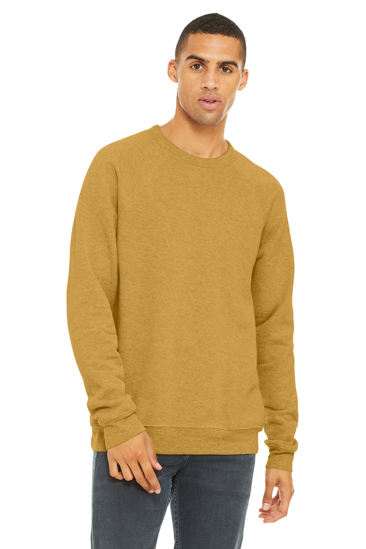 Bella + Canvas BELLA+CANVAS Unisex Sponge Fleece Raglan Sweatshirt. BC3901