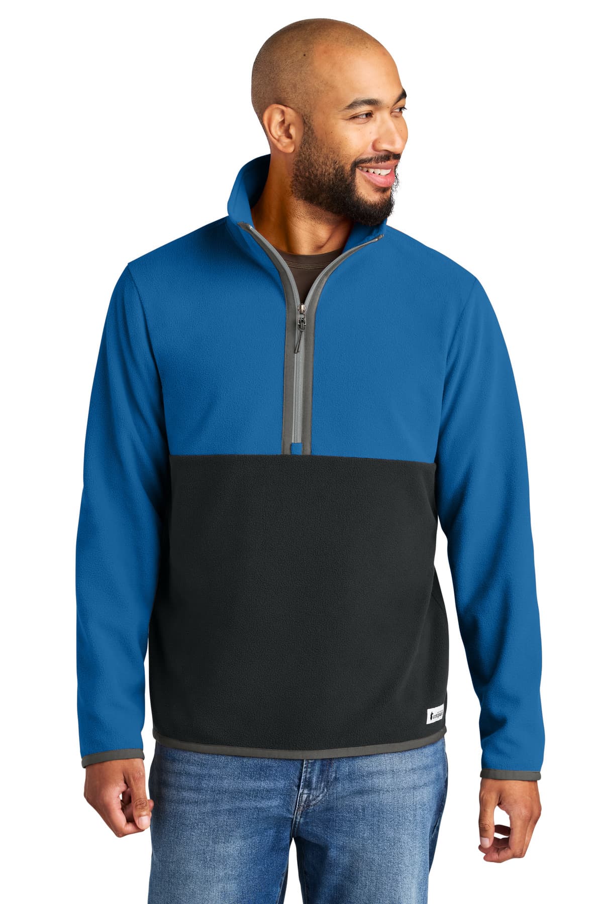 Cotopaxi Cotopaxi Amado 1/2-Zip Fleece COTOM1691 in Atlantic/ Black