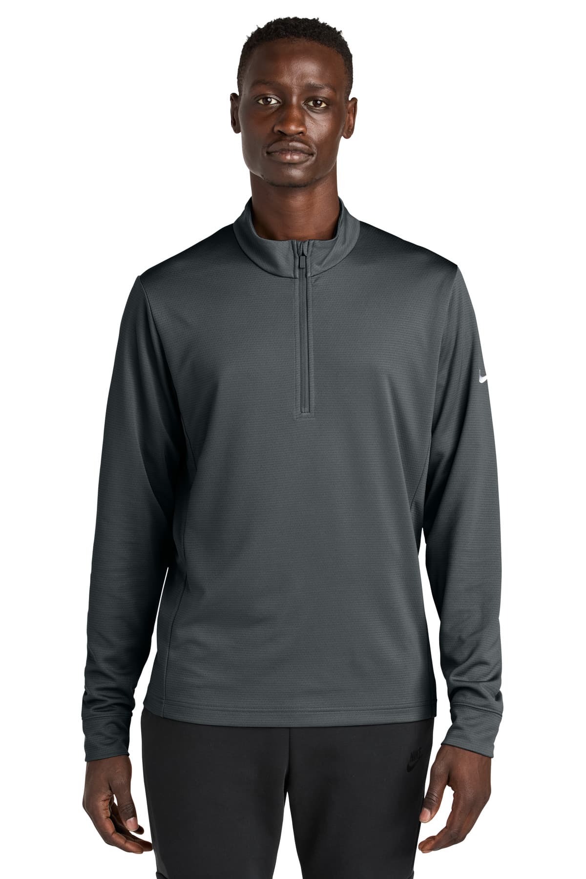Nike Nike Essential 1/2-Zip Cover-Up NKHM8036 in Anthracite