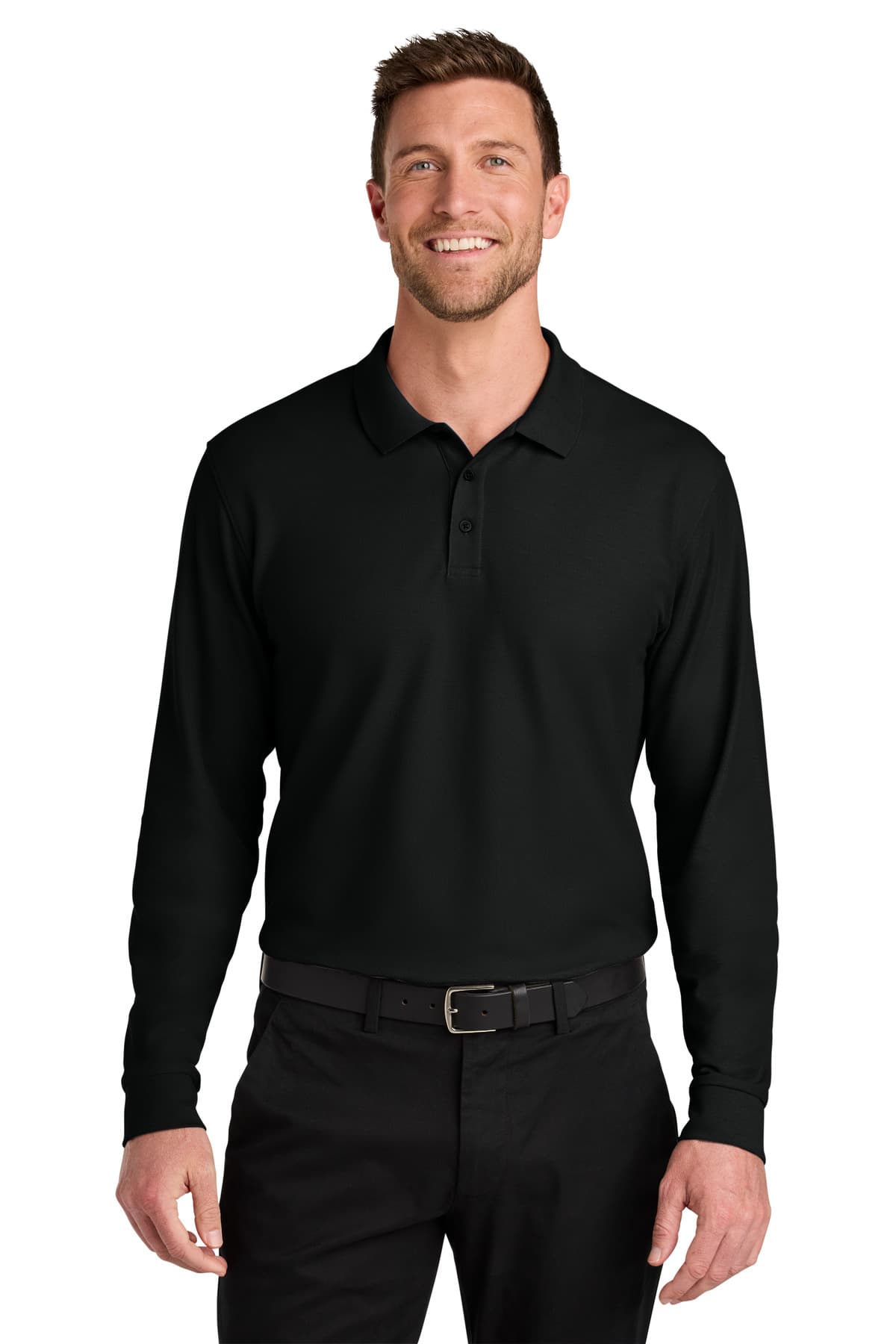 Port Authority Port Authority Wearever Signature Pique Long Sleeve Polo K200LS