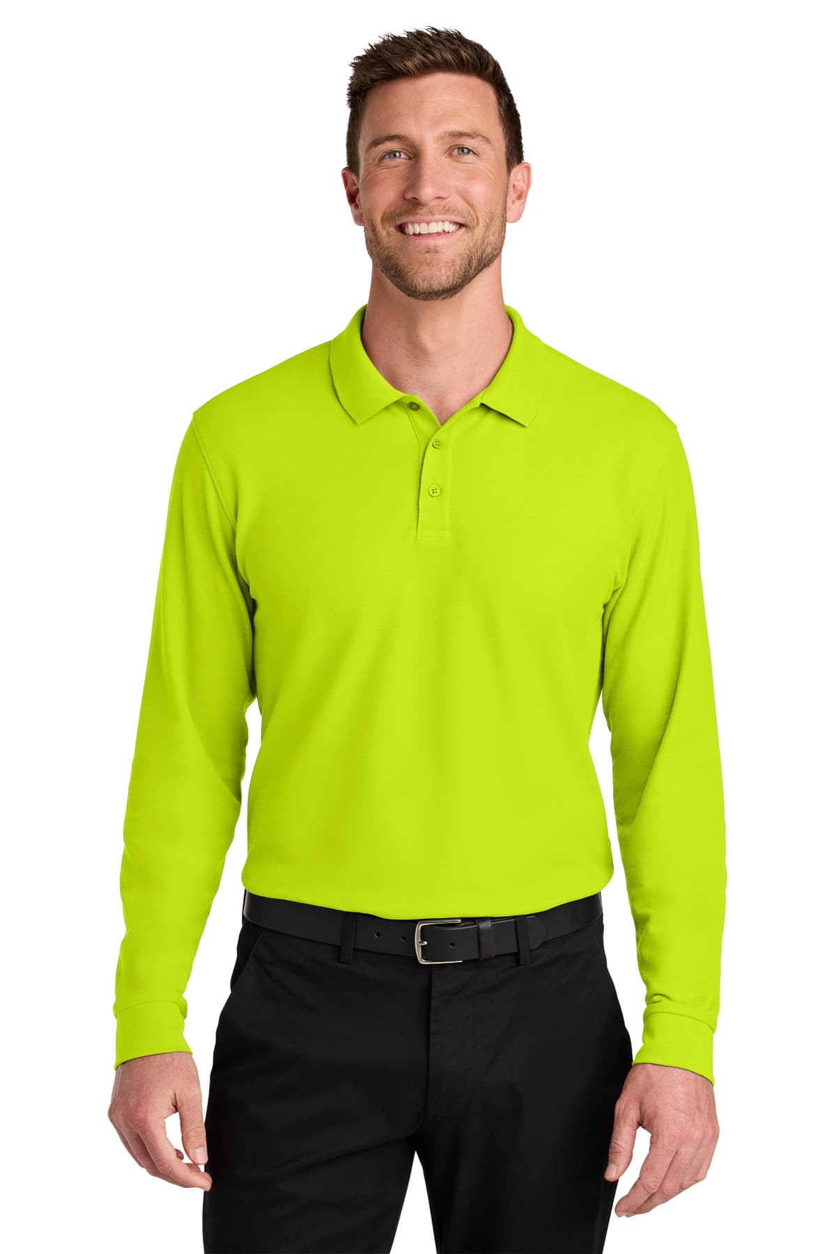 Port Authority Port Authority Wearever Signature Pique Long Sleeve Polo K200LS
