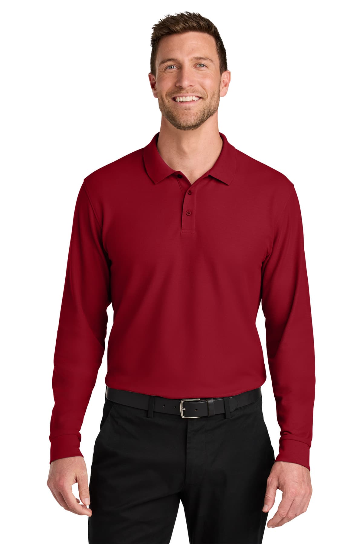 Port Authority Port Authority Wearever Signature Pique Long Sleeve Polo K200LS