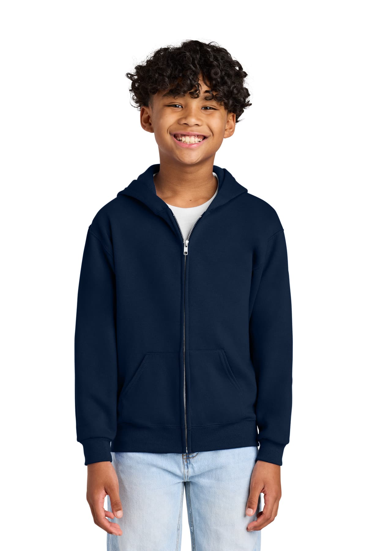 Jerzees Jerzees - Youth NuBlend Full-Zip Hooded Sweatshirt. 993B