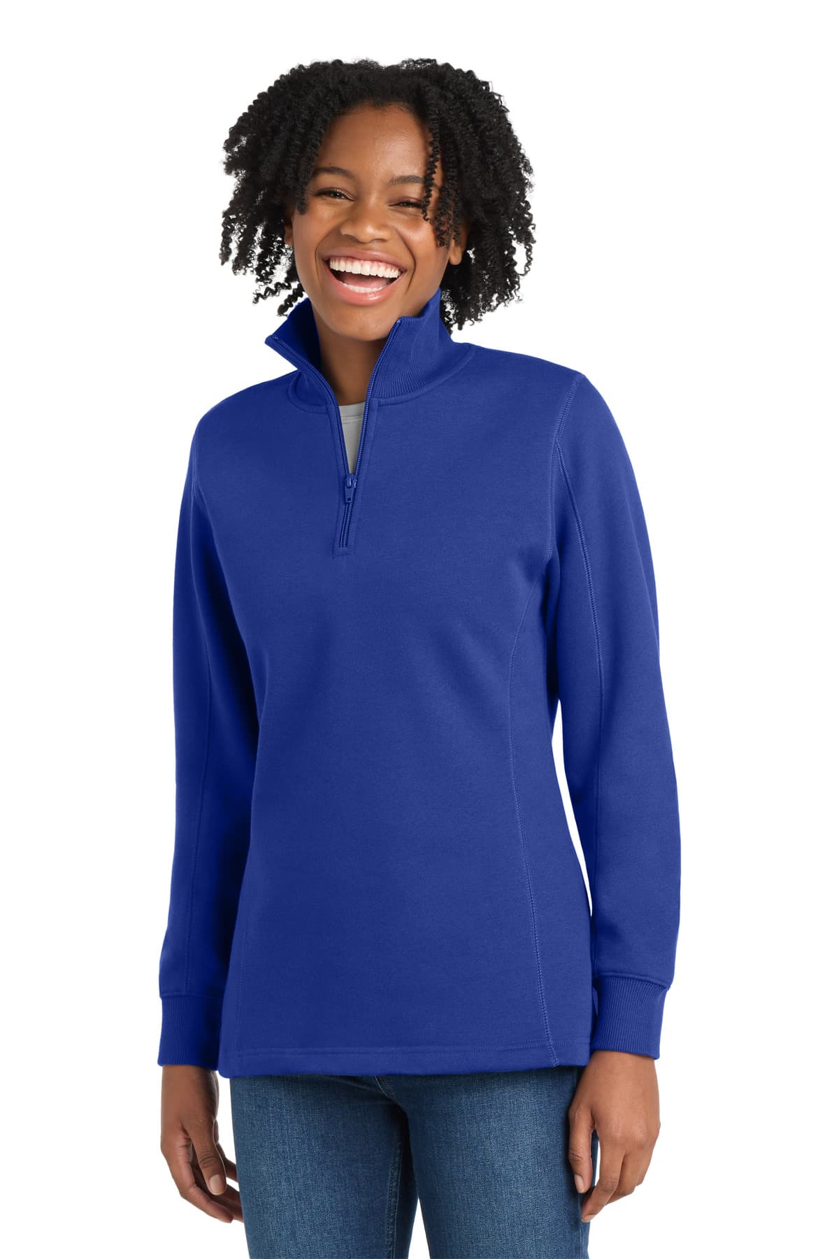 Sport-Tek Sport-Tek Women's 1/4-Zip Sweatshirt. LST253