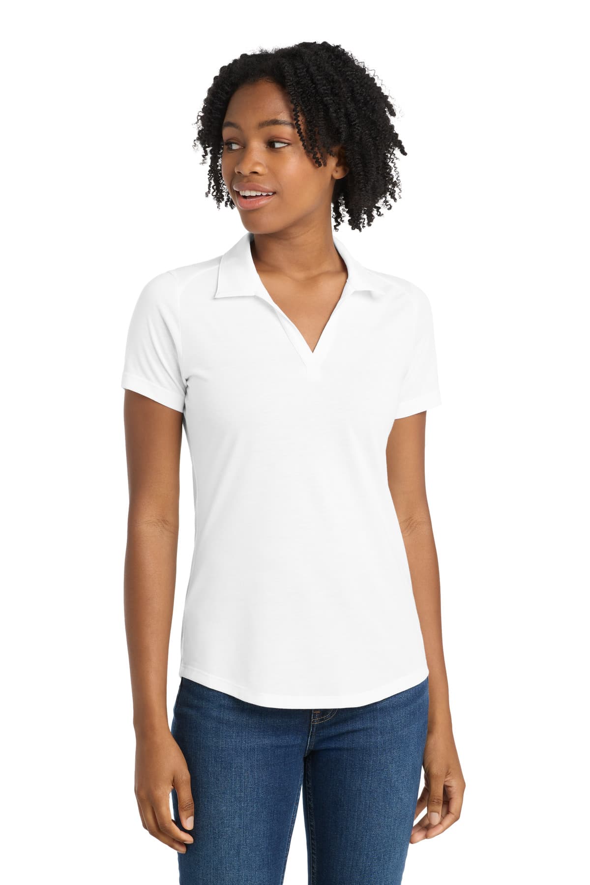Sport-Tek Sport-Tek Women's PosiCharge Tri-Blend Wicking Polo. LST405