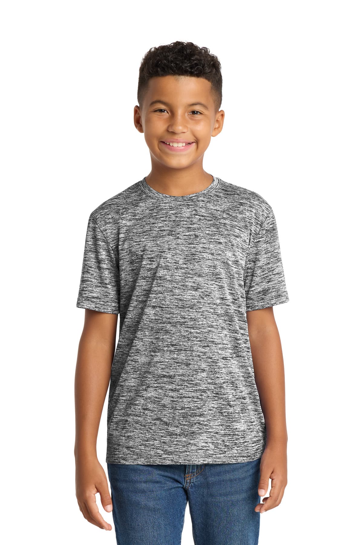 Sport-Tek Sport-Tek Youth PosiCharge Electric Heather Tee. YST390