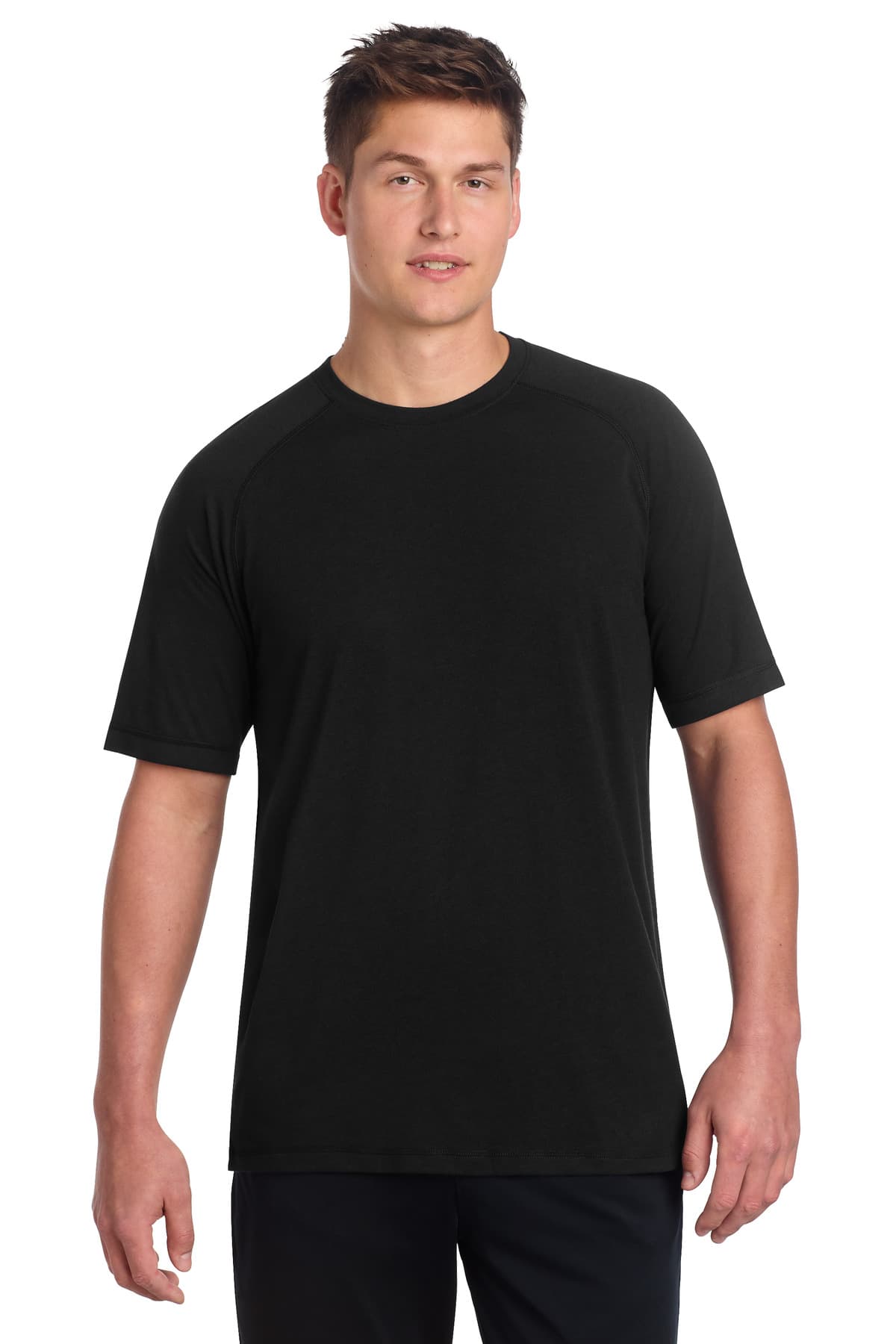 Sport-Tek Sport-Tek PosiCharge Tri-Blend Wicking Raglan Tee. ST400