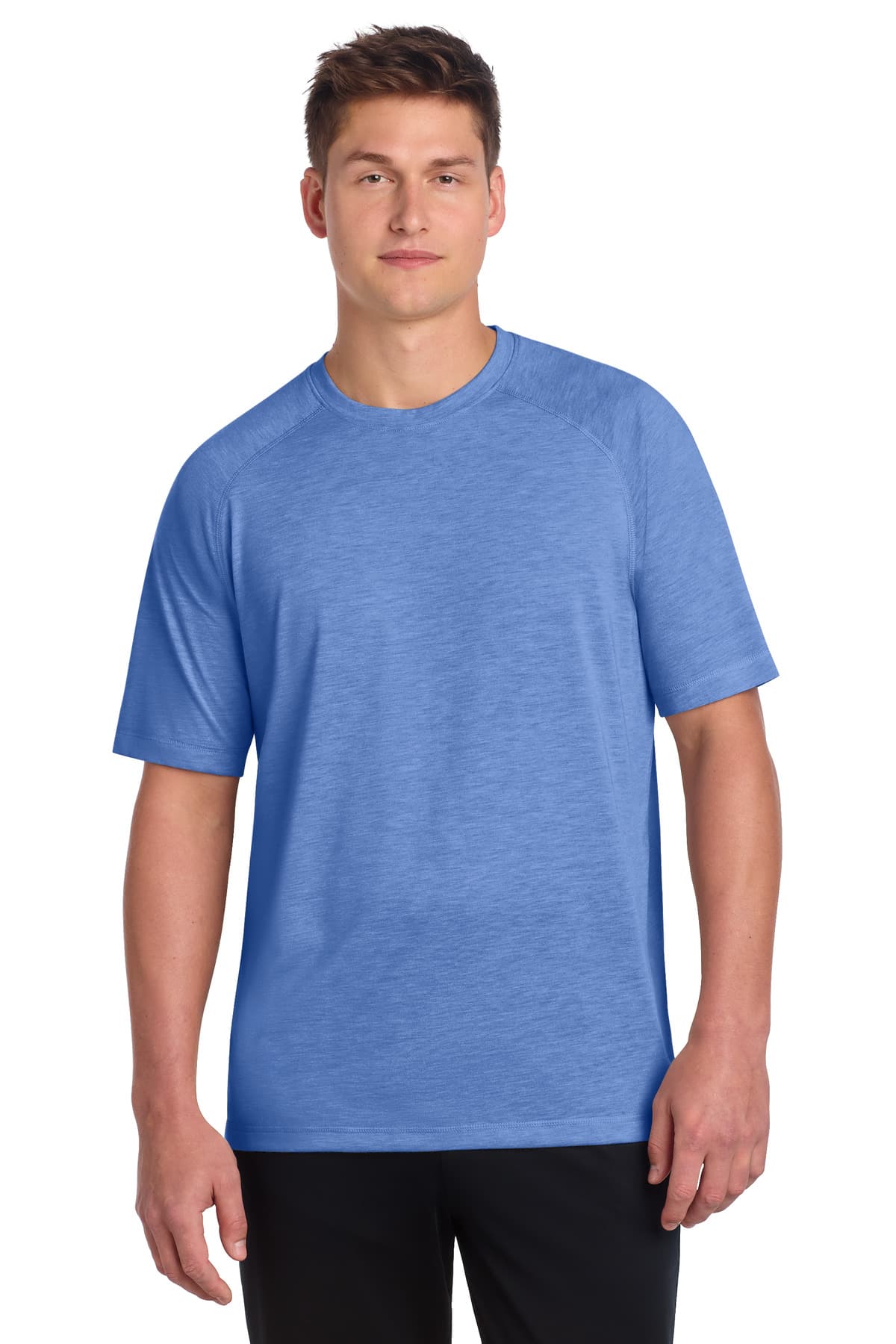 Sport-Tek Sport-Tek PosiCharge Tri-Blend Wicking Raglan Tee. ST400