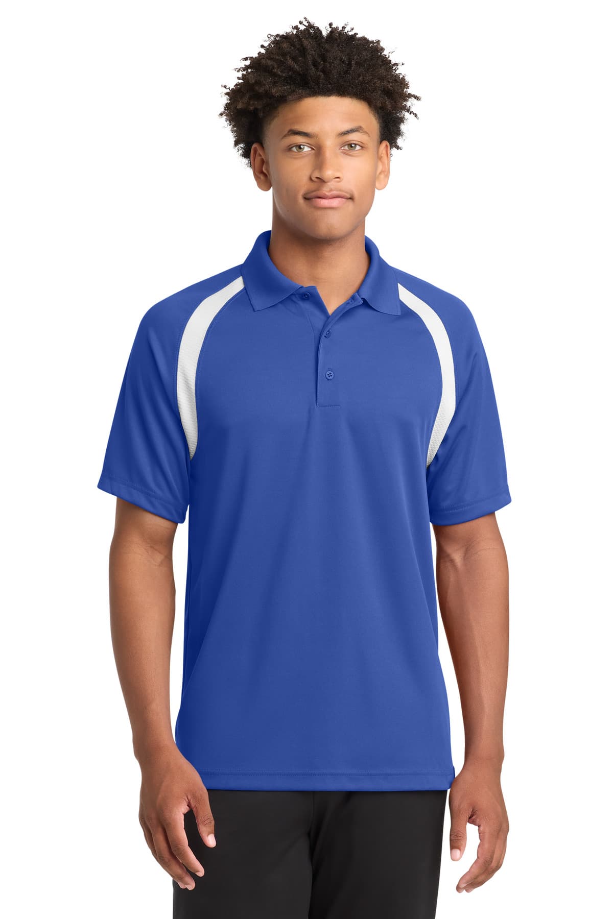 Sport-Tek Sport-Tek Dry Zone Colorblock Raglan Polo. T476