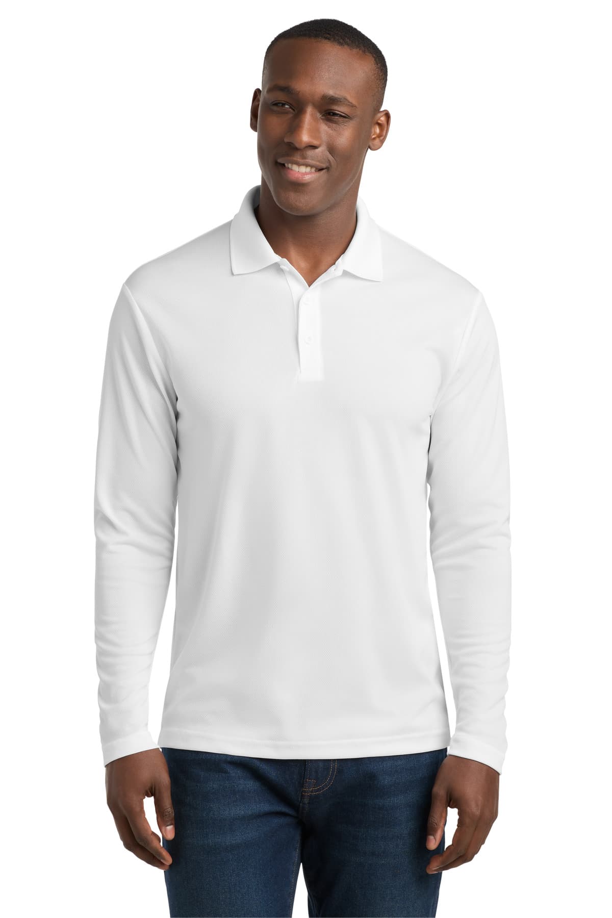 Sport-Tek Sport-Tek PosiCharge RacerMesh Long Sleeve Polo. ST640LS
