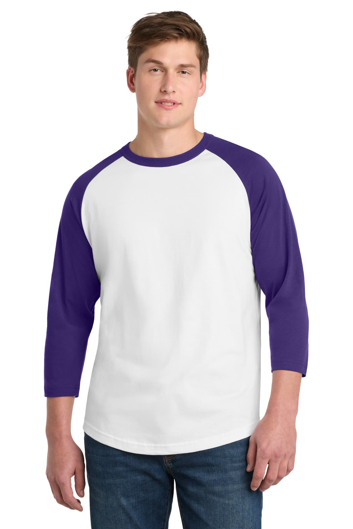 Sport-Tek Sport-Tek Colorblock Raglan Jersey. T200