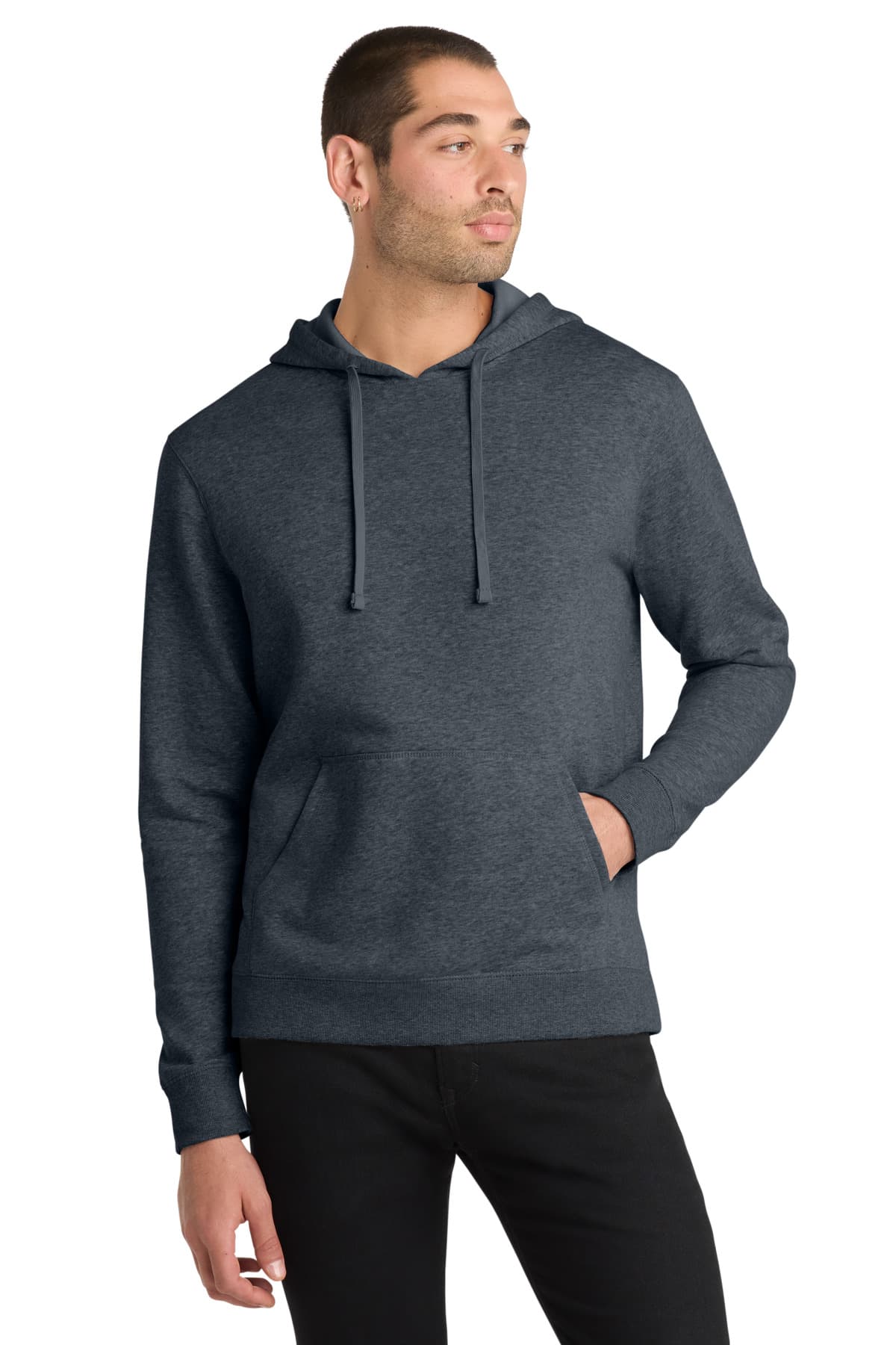 District District Lightweight Fleece Hoodie. DM391