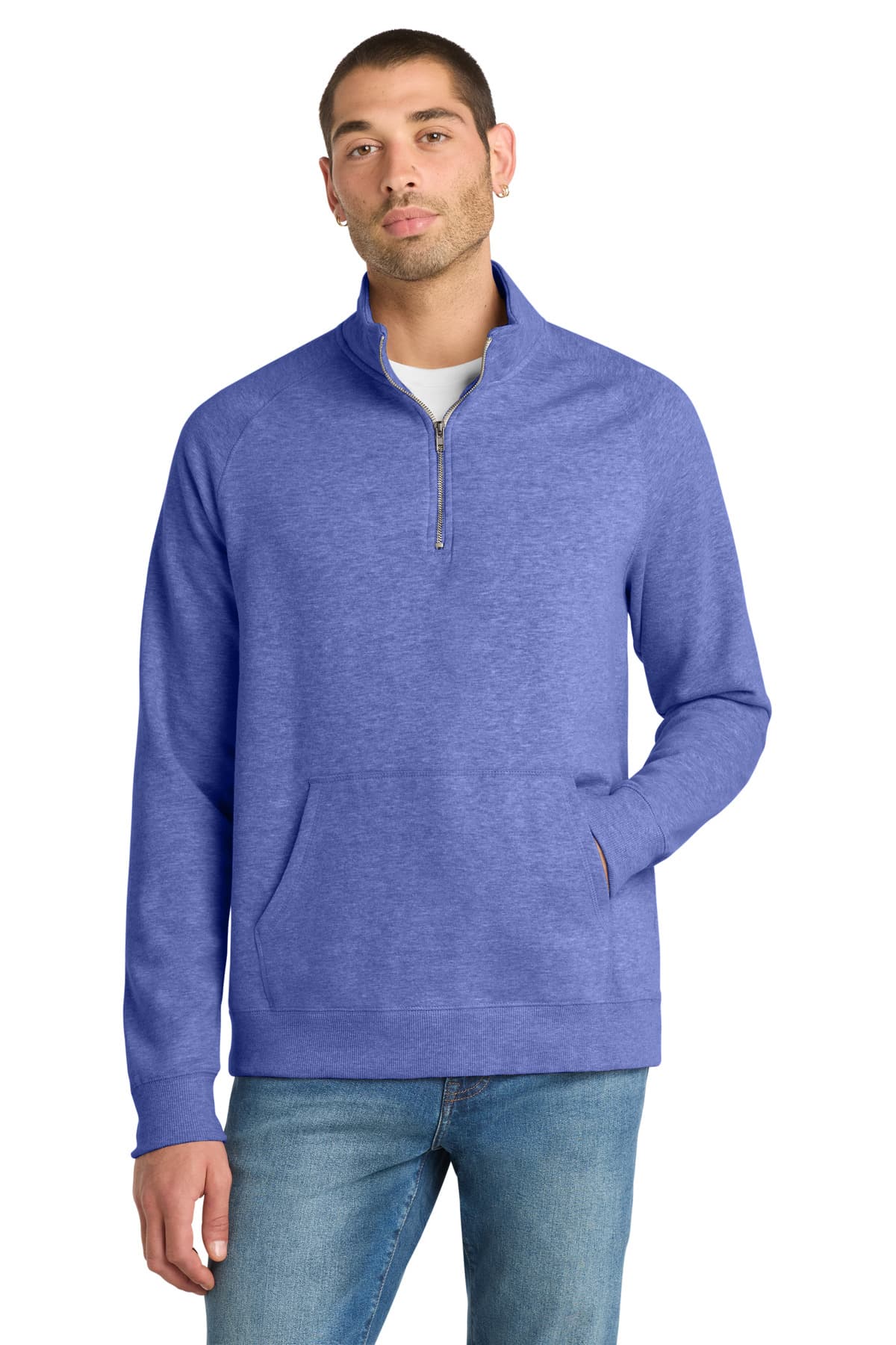 District District Lightweight Fleece 1/4-Zip. DM392