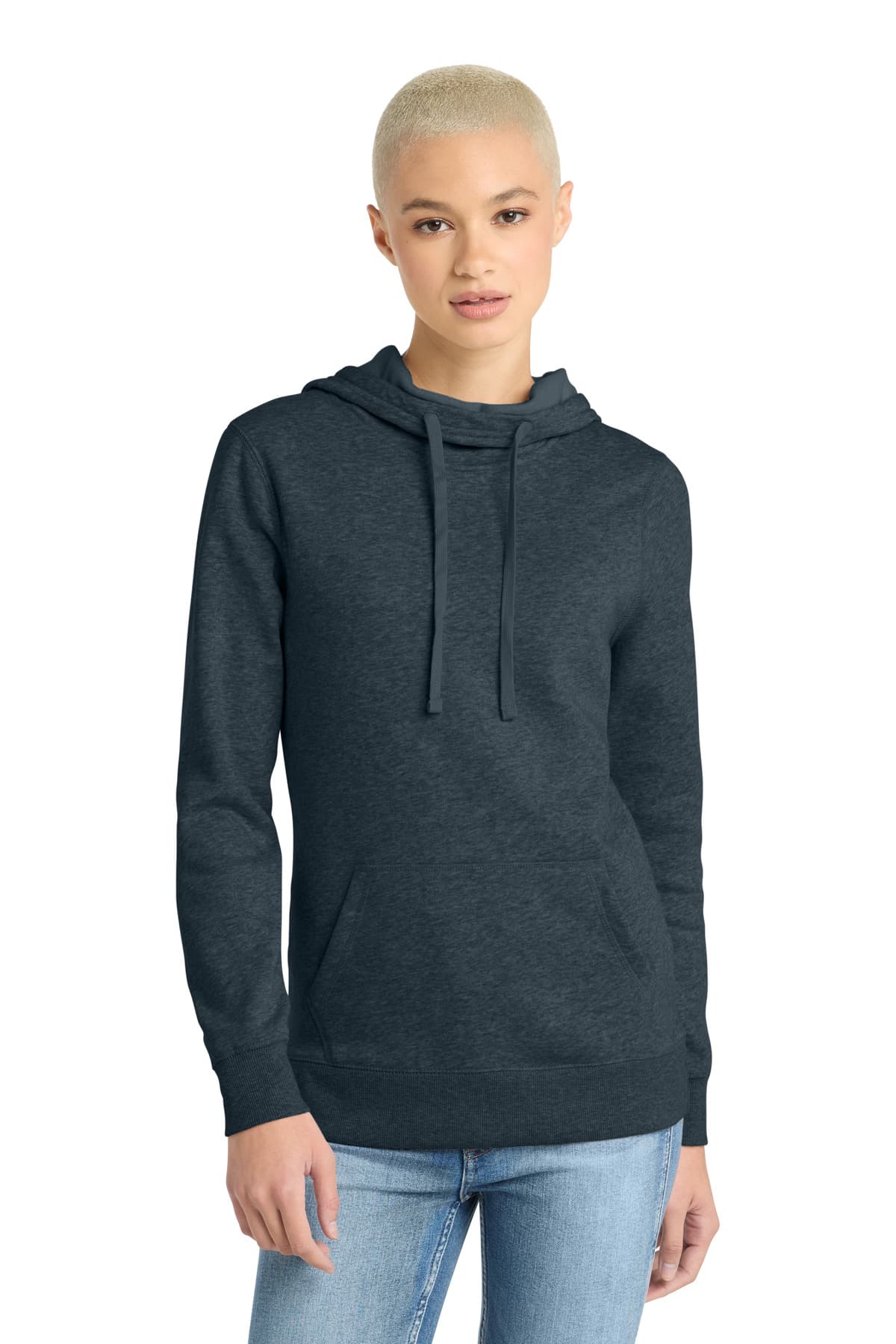 District District Women's Lightweight Fleece Hoodie. DM493