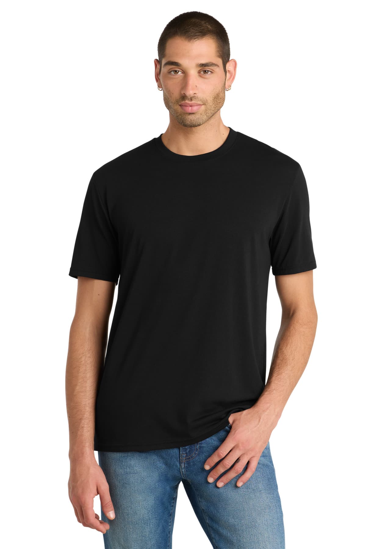 District District Flex Tee DT7500 in Black