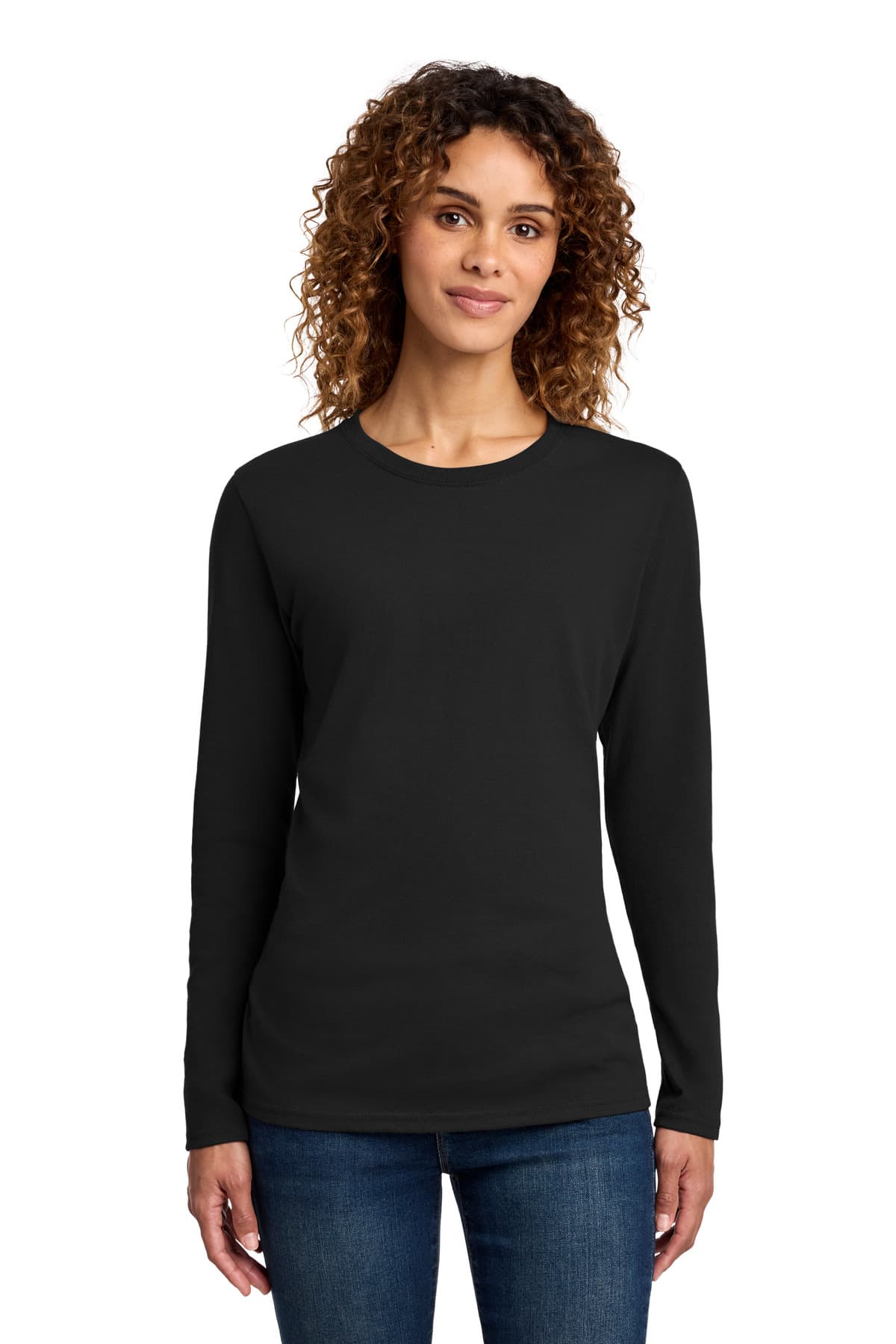 Port & Company Port & Co Women's Long Sleeve Core Cotton Tee. LPC54LS