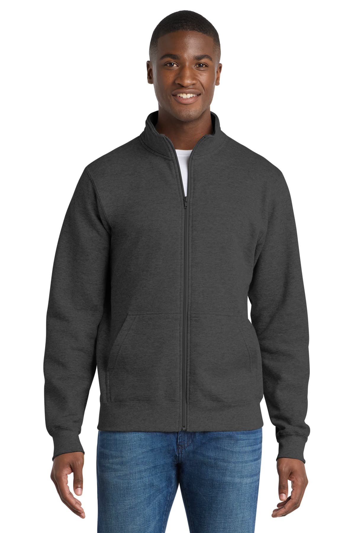Port & Company Port & Co Core Fleece Cadet Full-Zip Sweatshirt PC78FZ