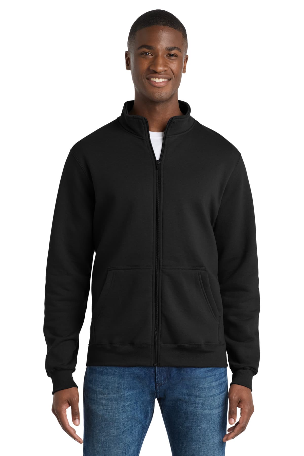 Port & Company Port & Co Core Fleece Cadet Full-Zip Sweatshirt PC78FZ