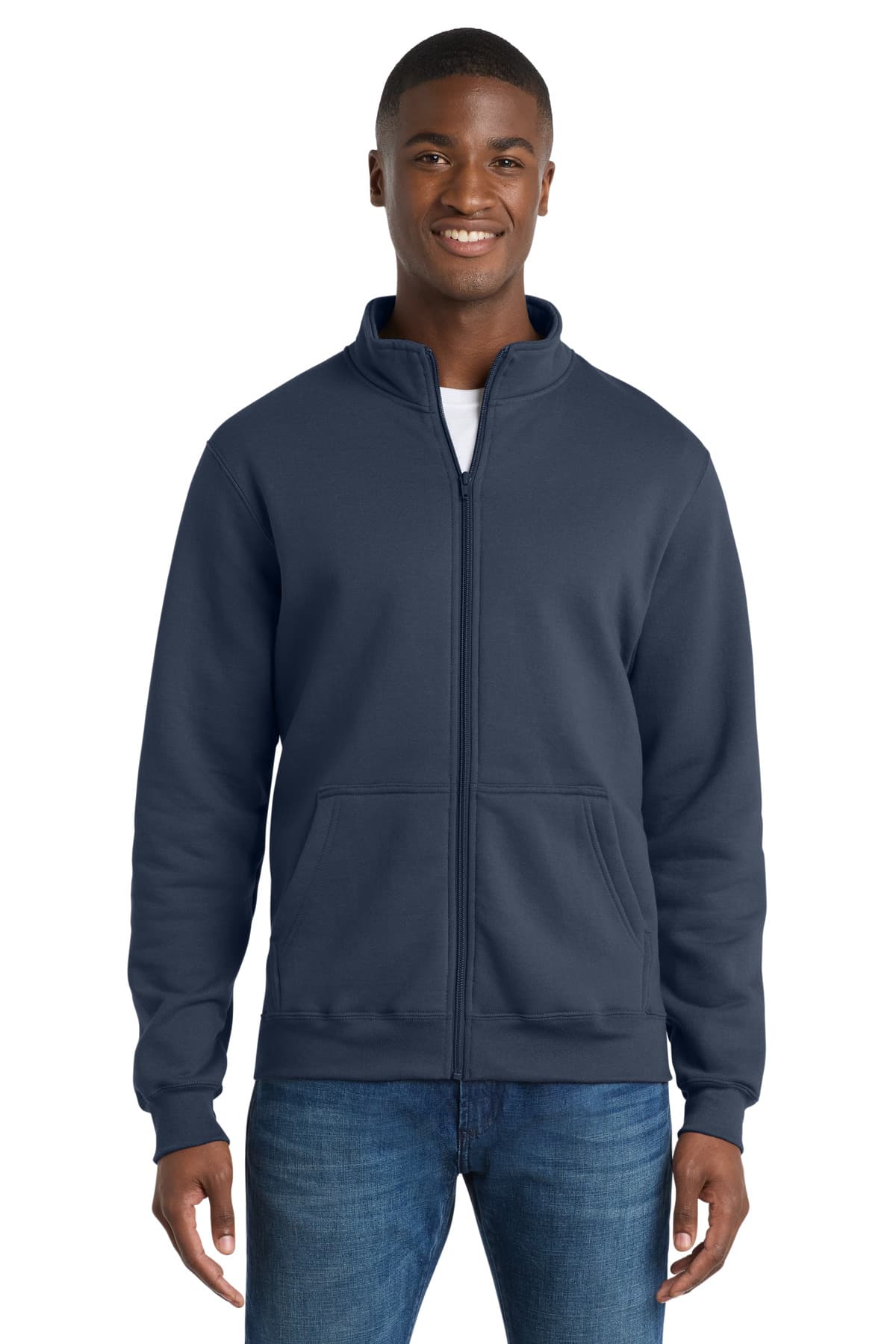 Port & Company Port & Co Core Fleece Cadet Full-Zip Sweatshirt PC78FZ
