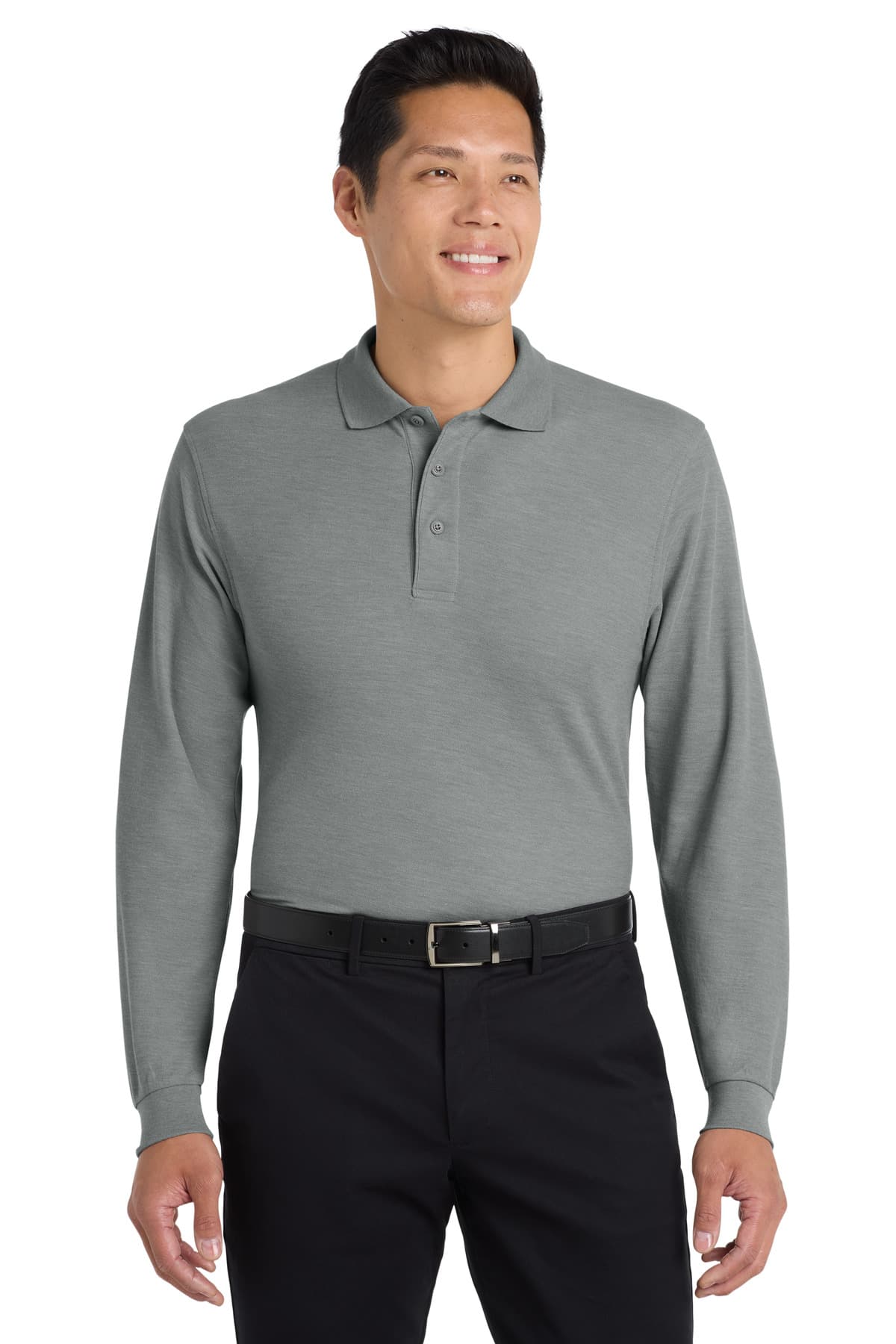 Port Authority Port Authority Silk Touch Long Sleeve Polo. K500LS