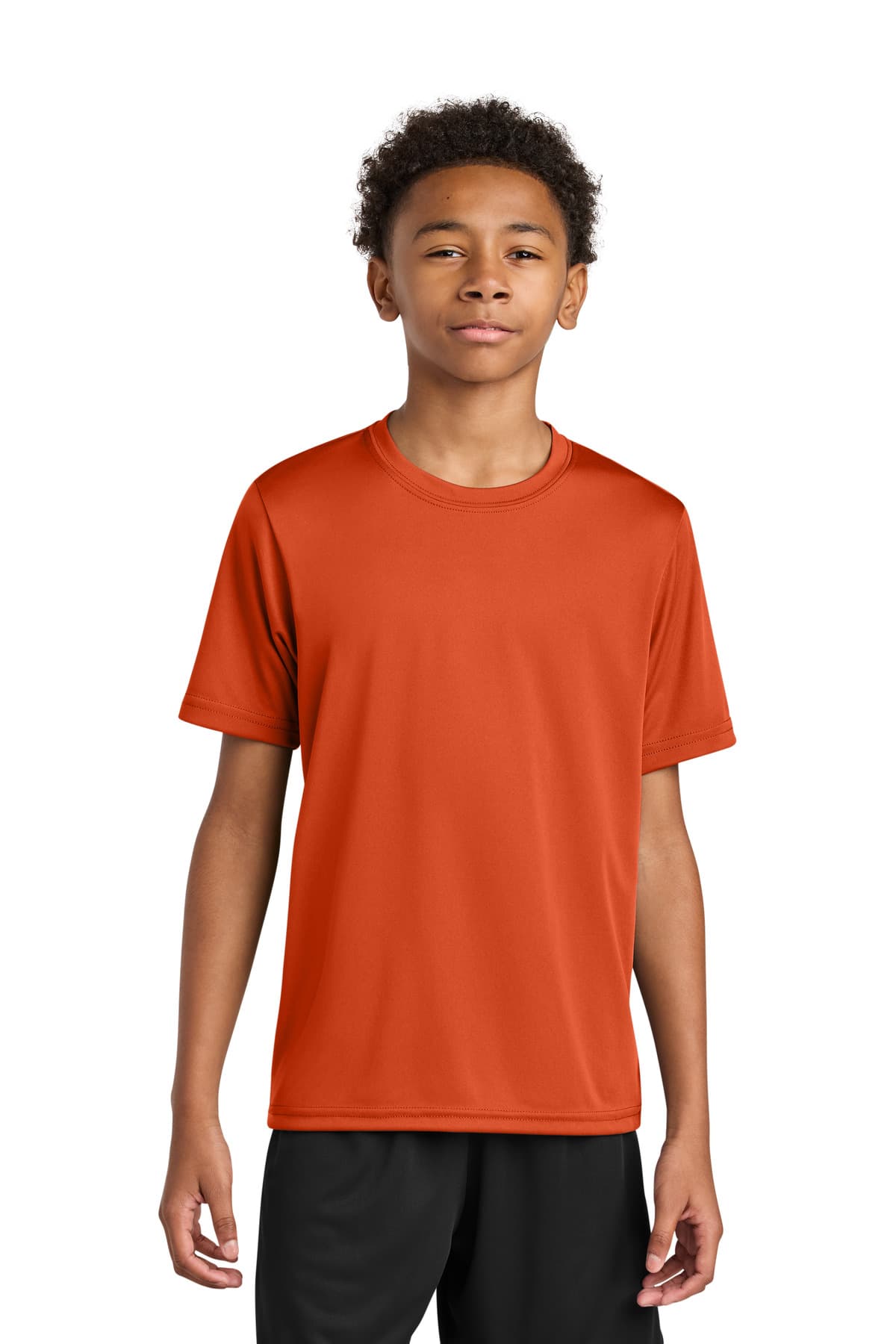 A4 A4 Youth Cooling Performance Short Sleeve Tee A4NB3142 in Athletic Orange
