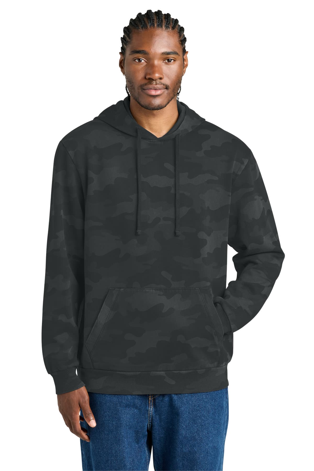 District District Wash Camo Fleece Hoodie DT2200C