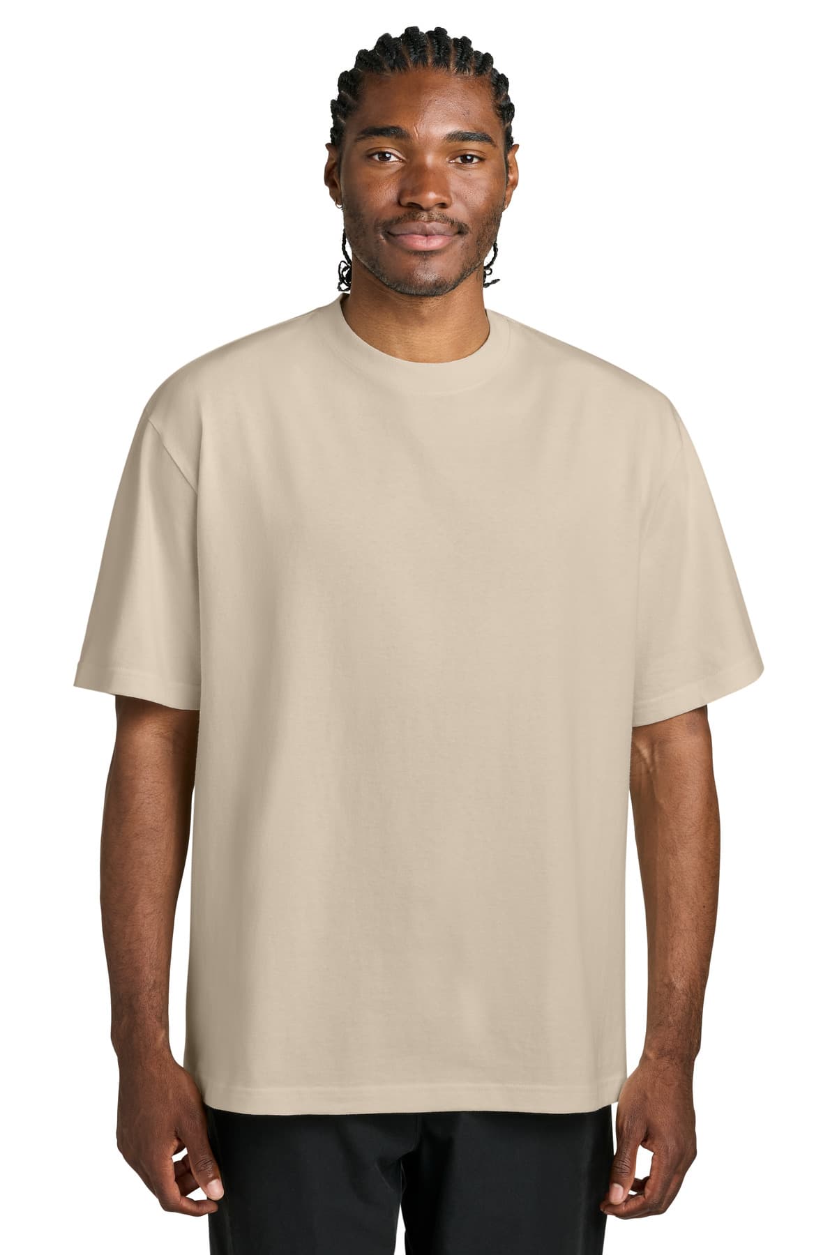 District District 7-Oz. Gritty Tee DT7075 in Chai