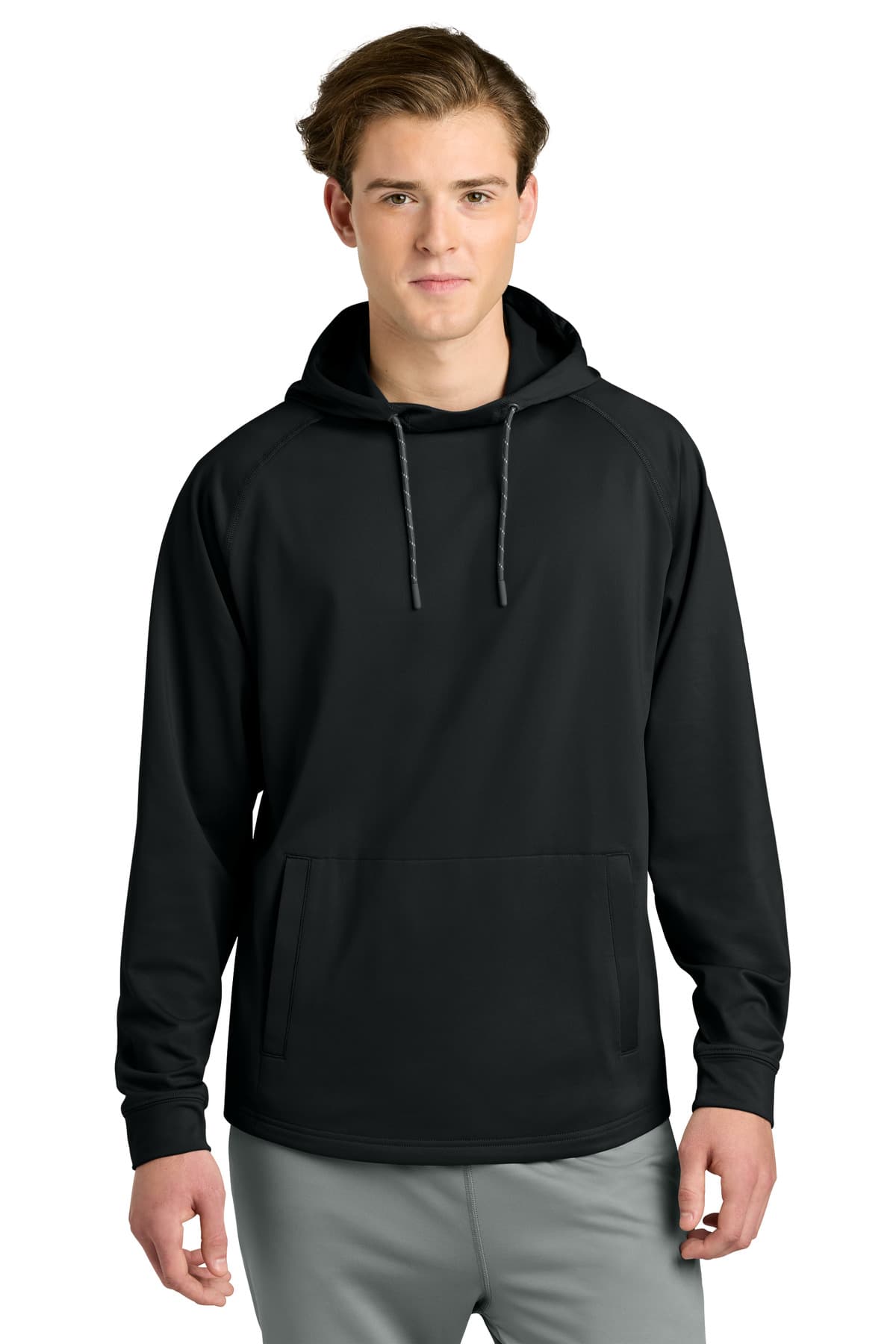 Richardson Richardson Charge Performance Fleece Long Sleeve Hoodie RA7200LSH in Black
