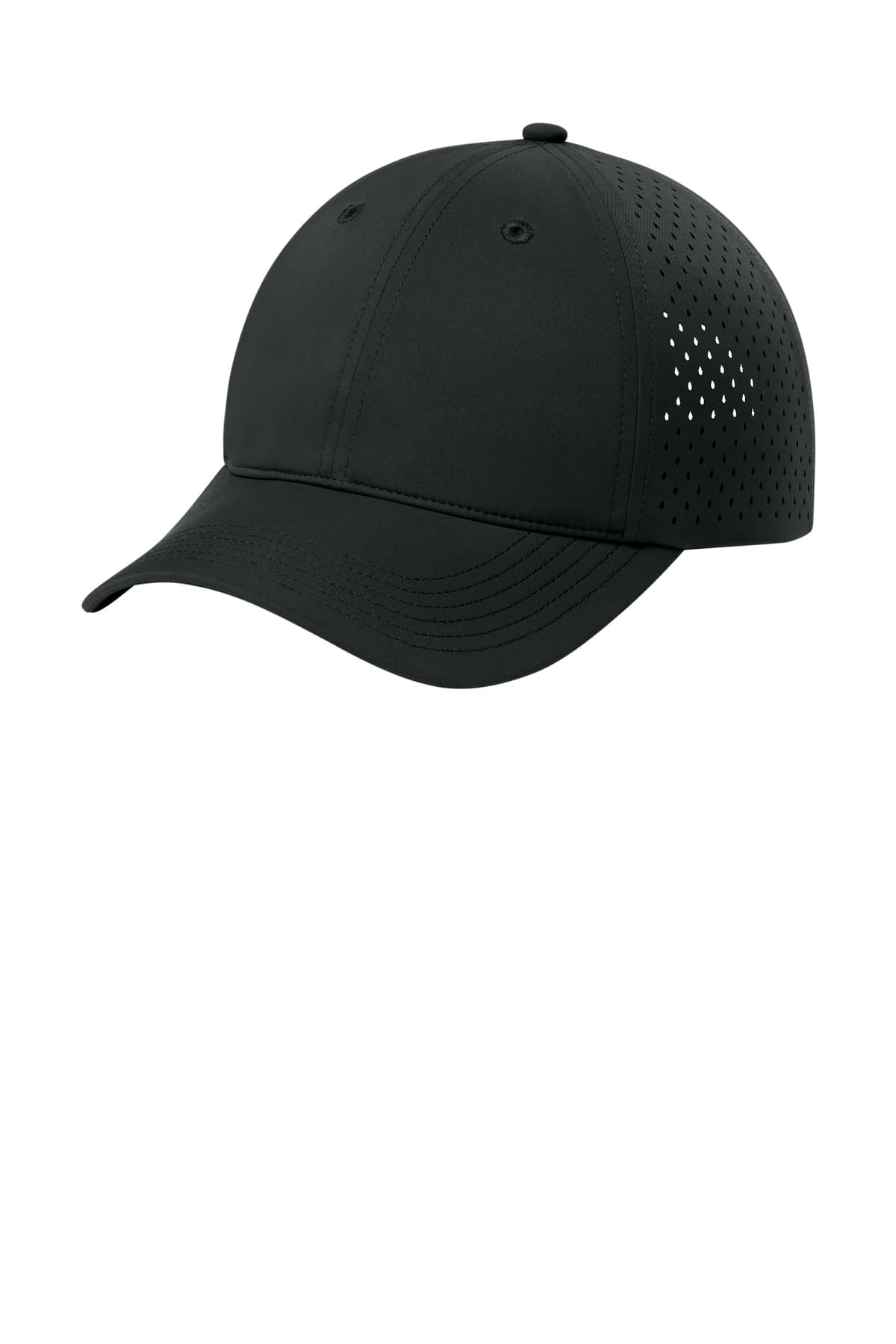 Port Authority Port Authority All-Day Performance UPF Perforated Cap C995 in Deep Black