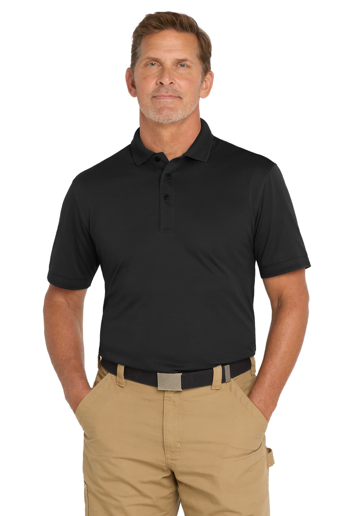 CornerStone CornerStone Industrial Snag-Proof Pique Polo. CS4020 in Black
