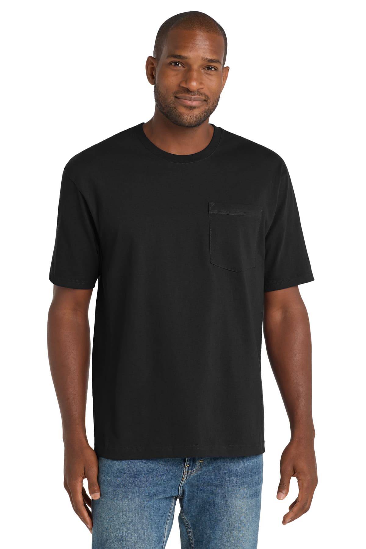 CornerStone CornerStone Workwear Pocket Tee CS430 in Black