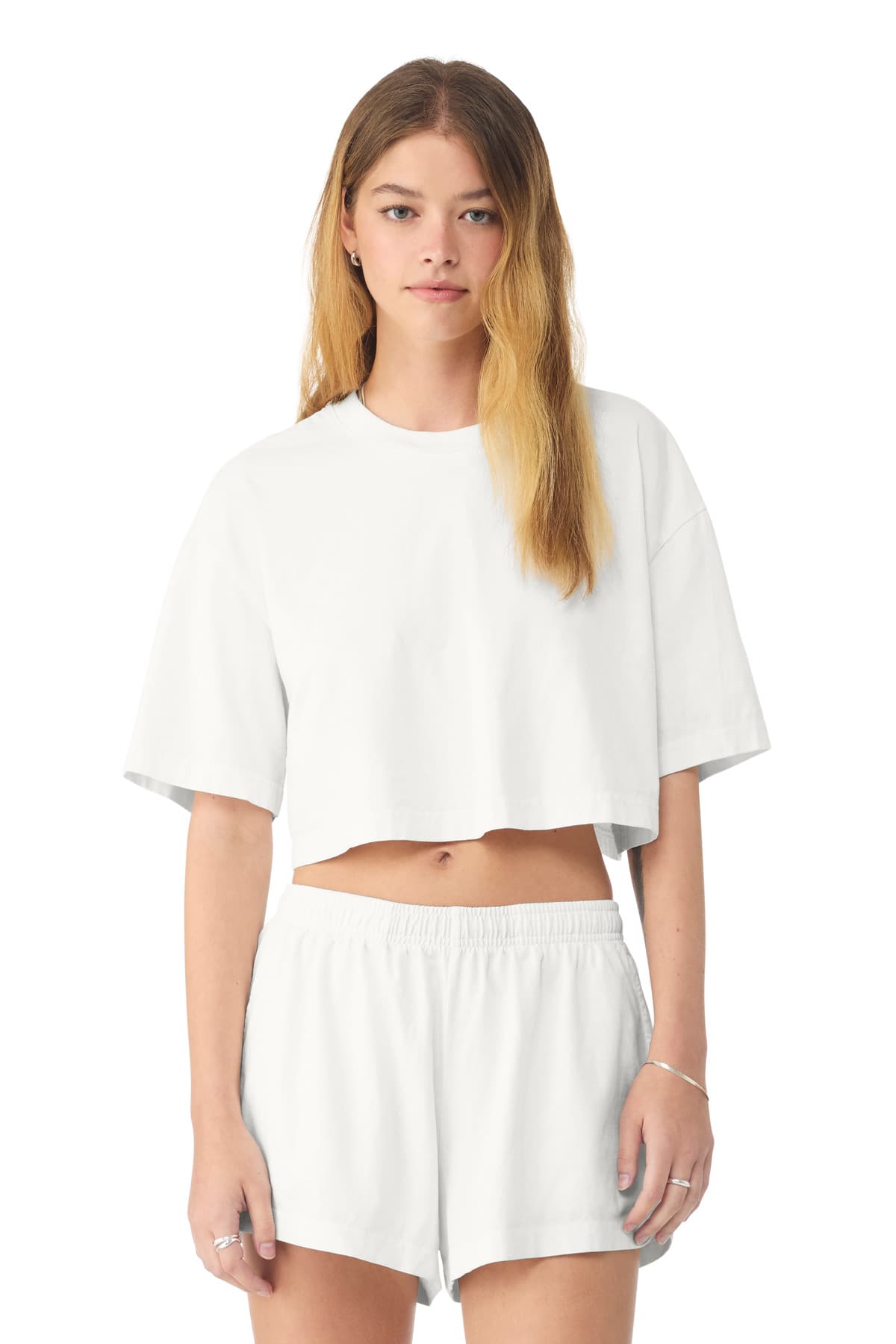 Bella + Canvas BELLA+CANVAS Women's Heavyweight Garment-Dyed Cropped Tee BC6882GD