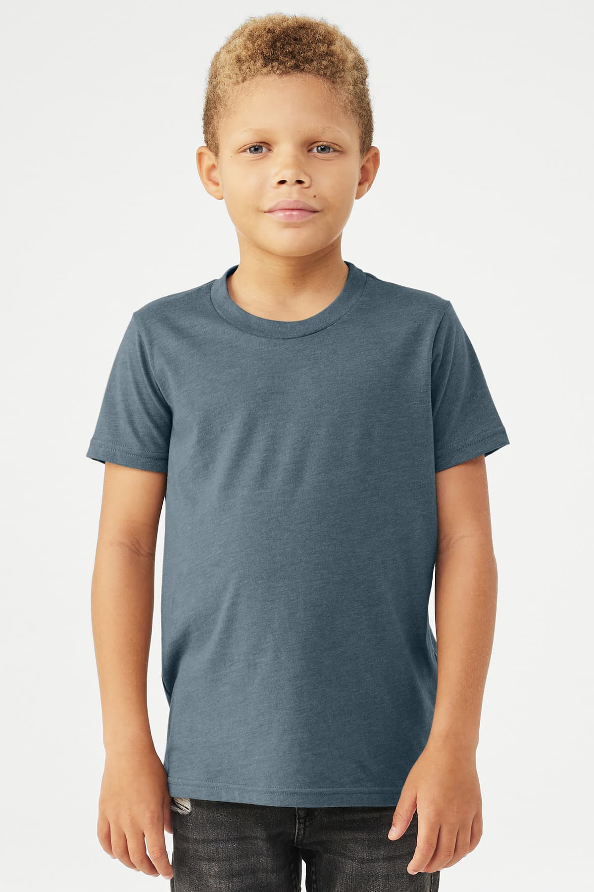 Bella + Canvas BELLA+CANVAS Youth Heather CVC Tee BC3001YCVC