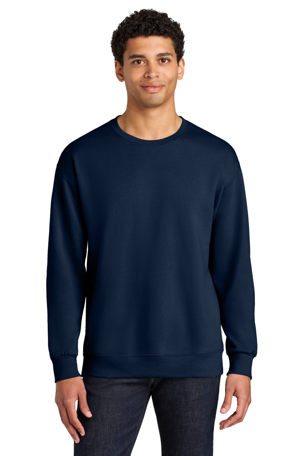 Jerzees Jerzees Ultimate Unisex CVC Ring Spun Crewneck Sweatshirt IC48M