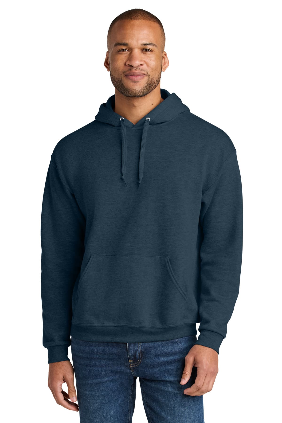 Jerzees Jerzees Ultimate Unisex CVC Ring Spun Hooded Sweatshirt IC49M