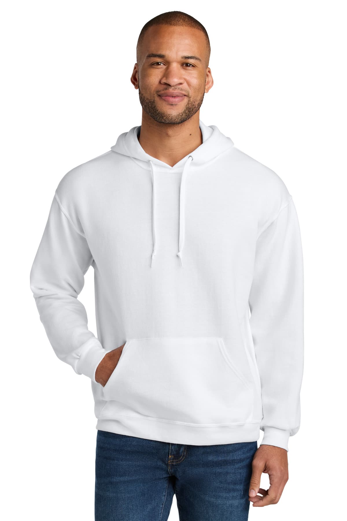 Jerzees Jerzees Ultimate Unisex CVC Ring Spun Hooded Sweatshirt IC49M