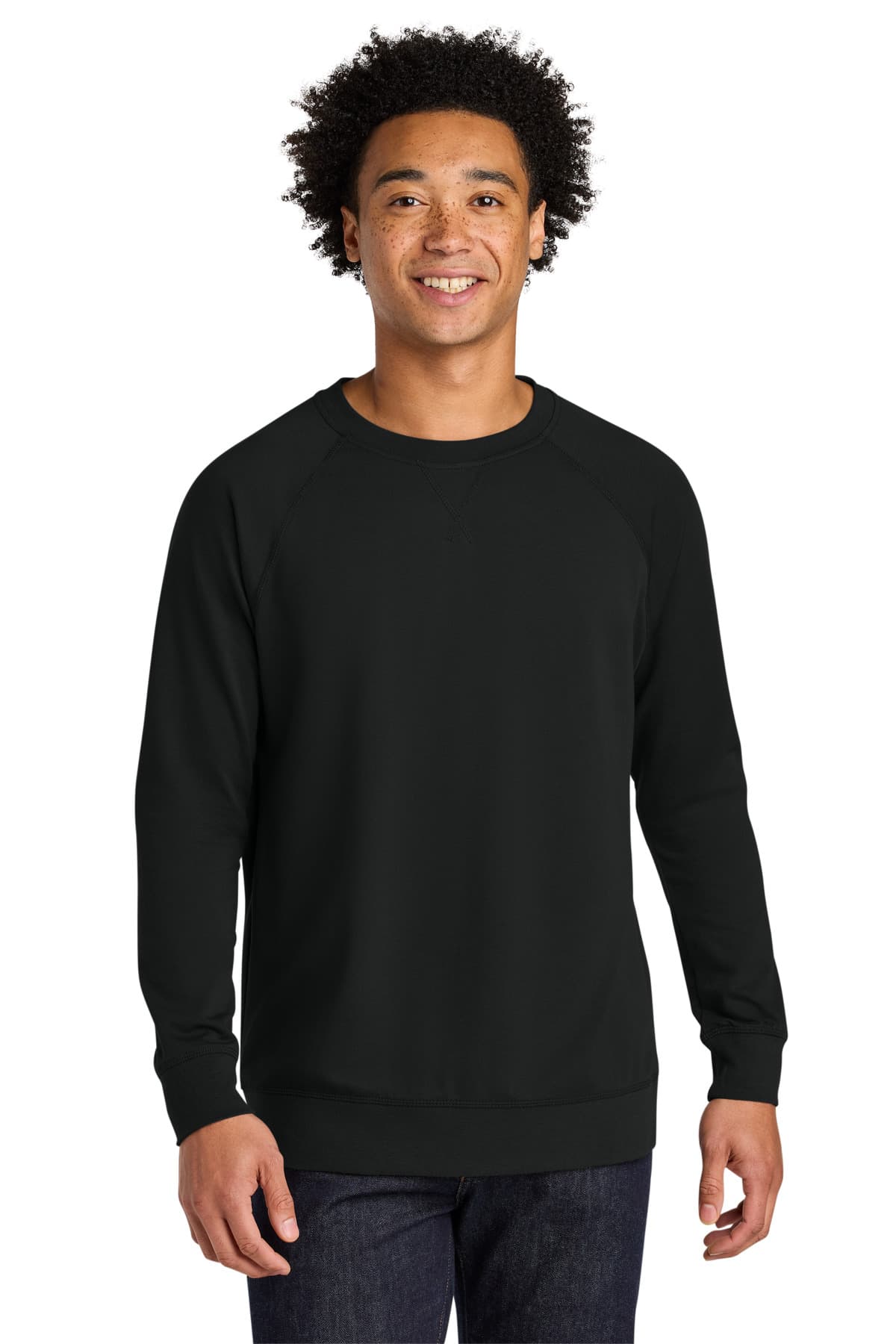 Next Level Next Level Apparel Laguna Raglan Sweatshirt NL9000 in Black