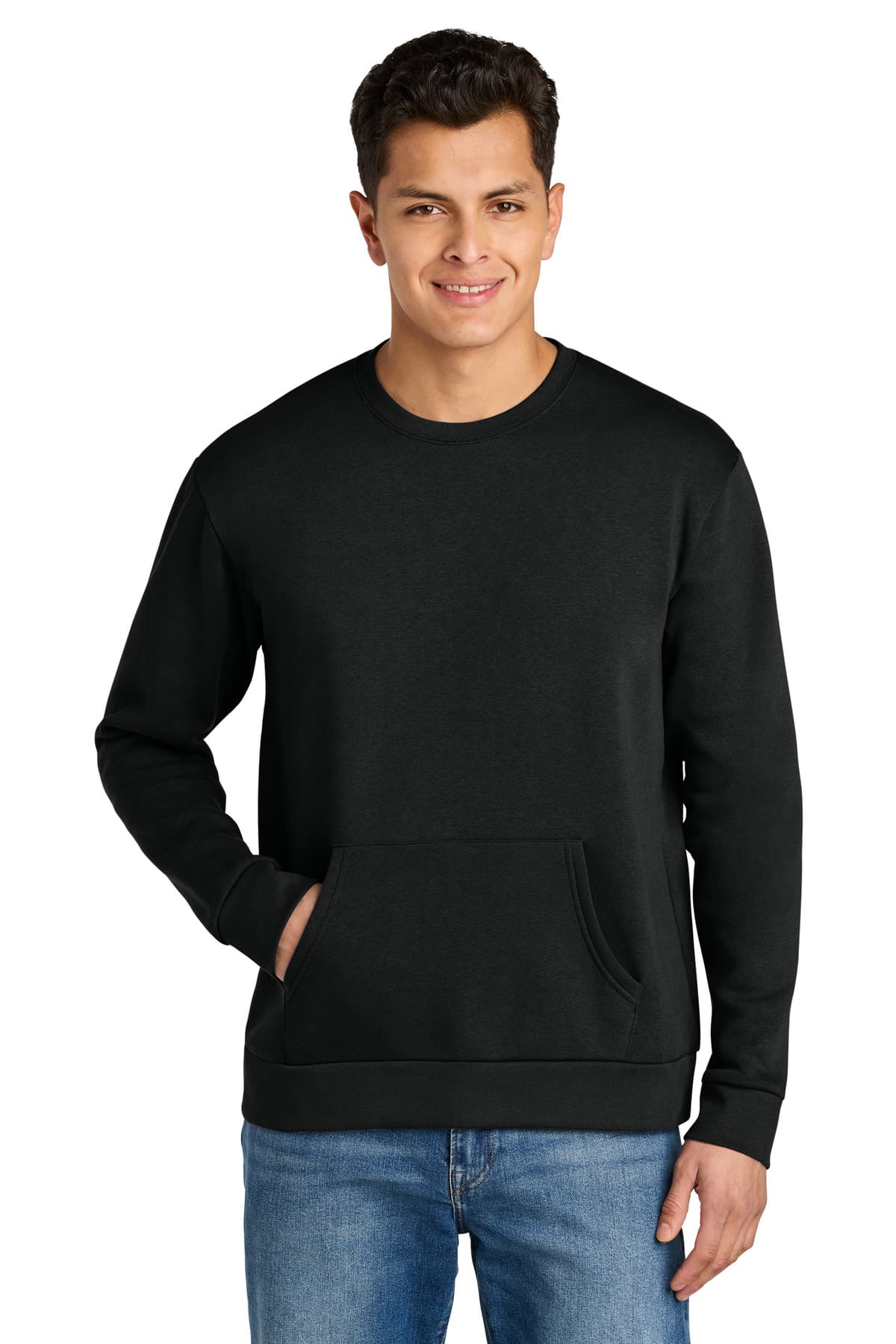 Next Level Next Level Apparel Santa Barbara Pocket Sweatshirt NL9001 in Black