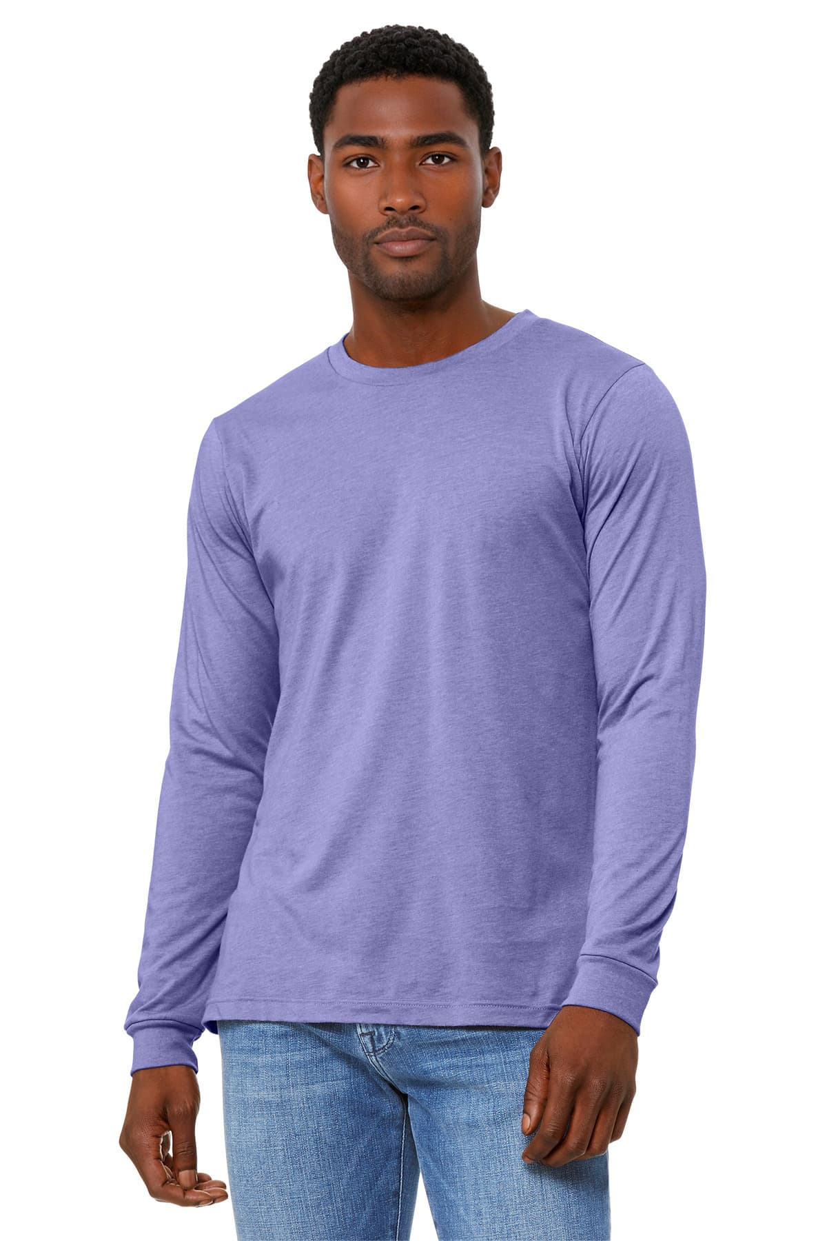 Bella + Canvas BELLA+CANVAS Unisex Heather CVC Long Sleeve Tee BC3501CVC