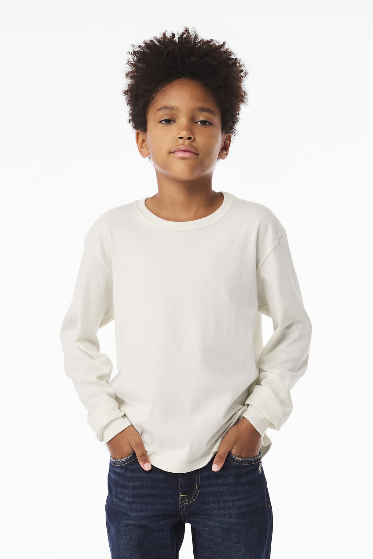 Bella + Canvas BELLA+CANVAS Youth 6-Ounce Heavyweight Long Sleeve Tee BC3511Y