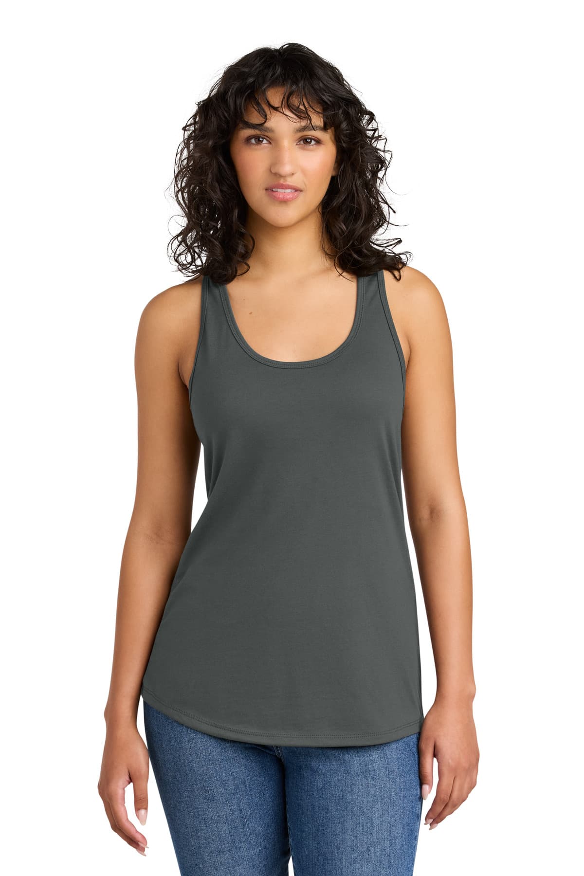 Next Level Next Level Apparel Women's Ideal Racerback Tank NL1533 in Dark Gray