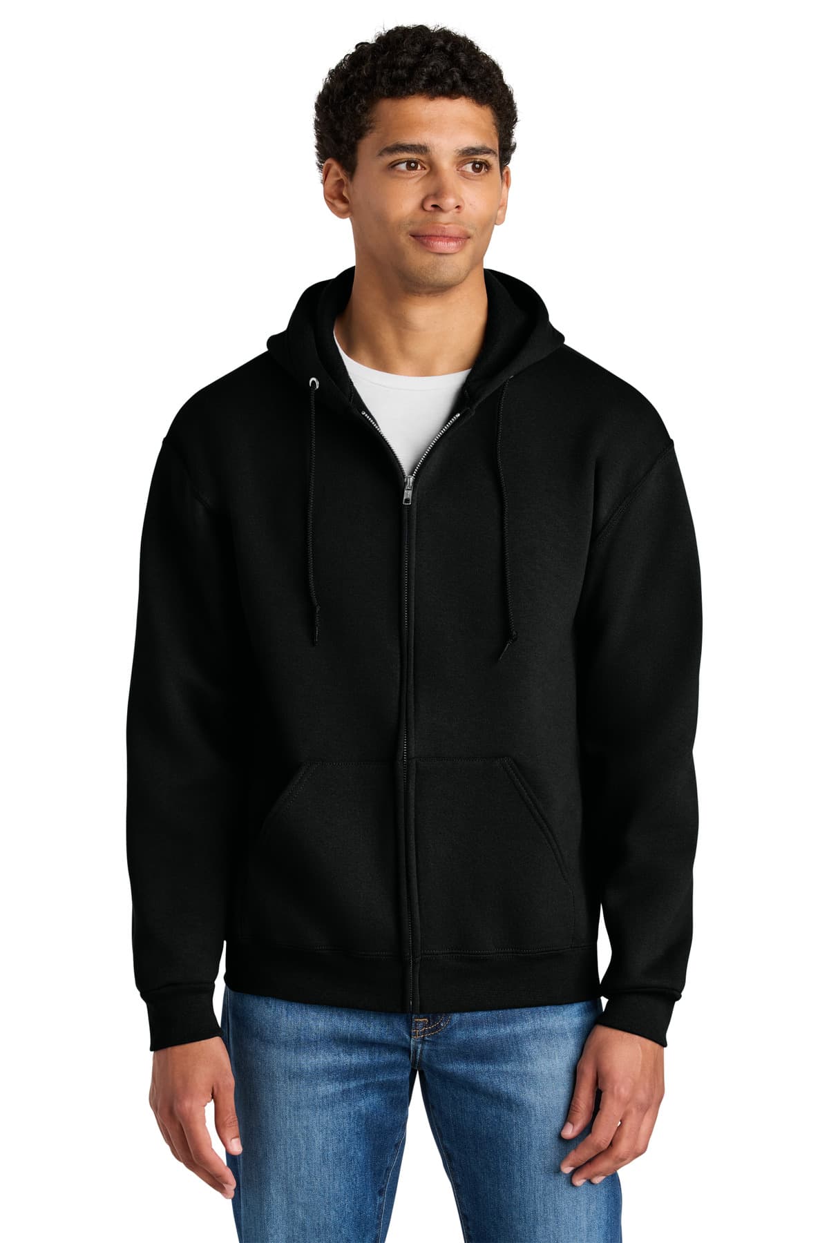 Jerzees Jerzees Rugged Unisex Full-Zip Hooded Sweatshirt Z12M