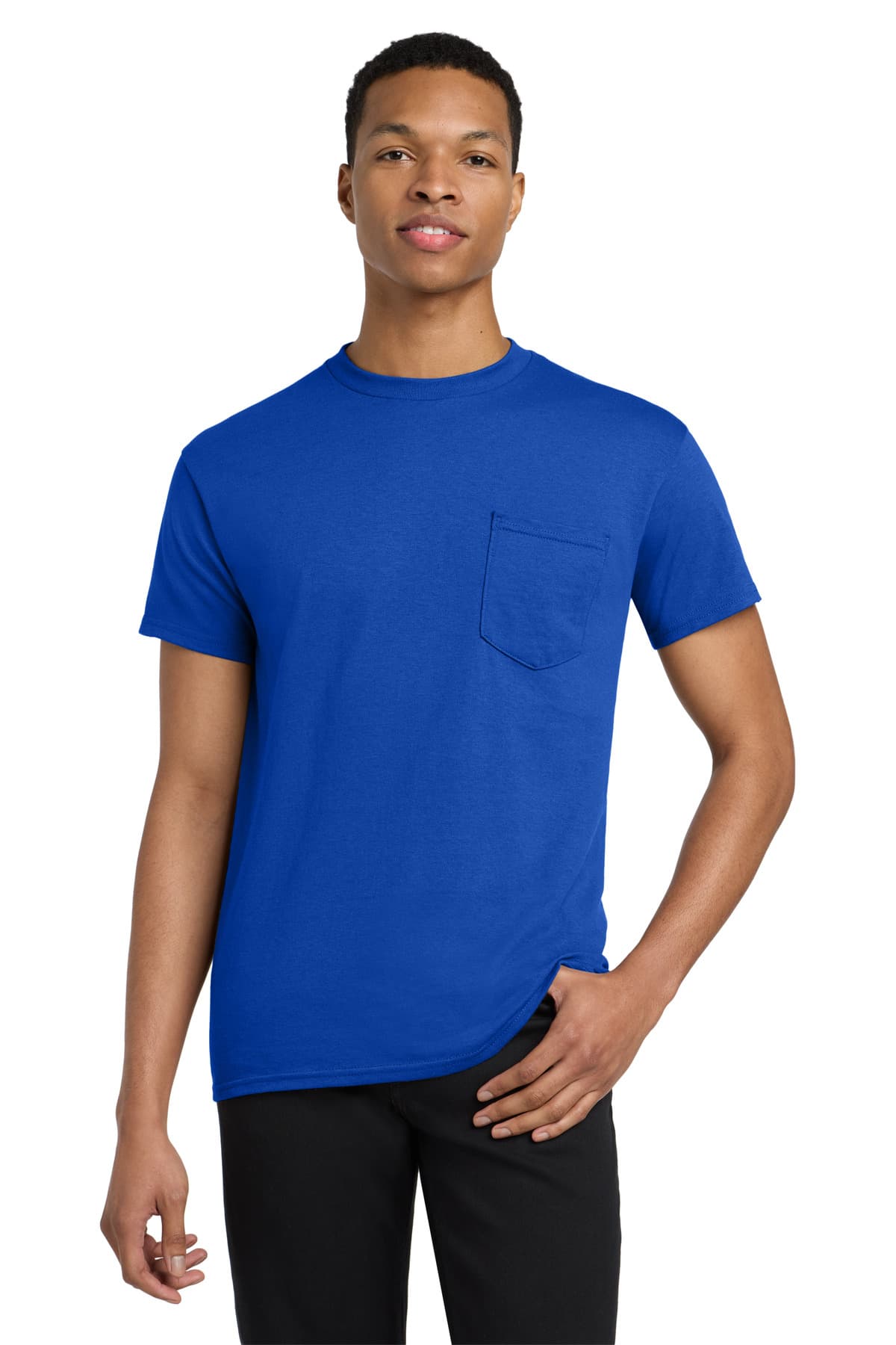 Gildan Gildan Heavy Cotton 100% Cotton Pocket T-Shirt. 5300