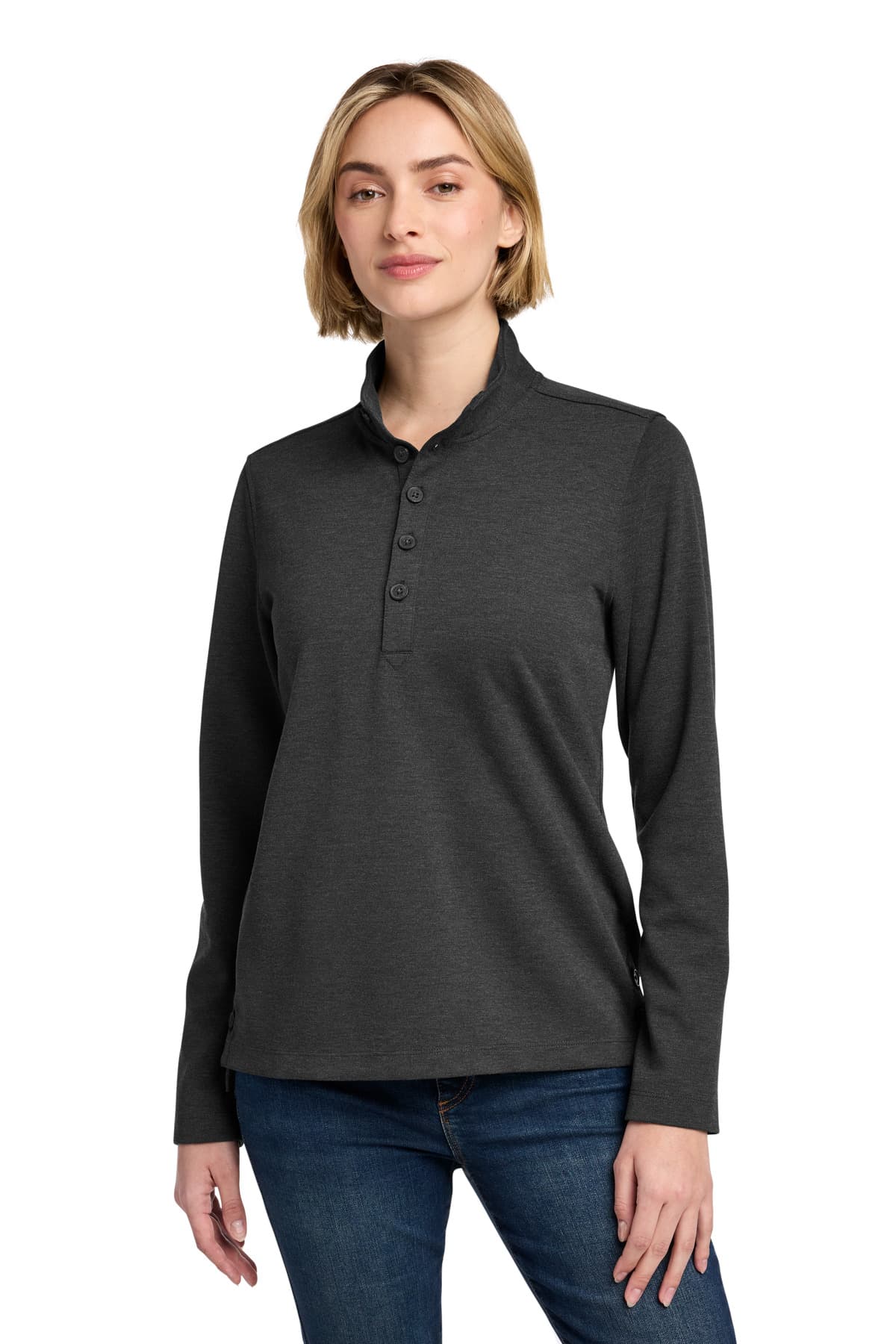 Brooks Brothers Brooks Brothers Women's Mid-Layer Stretch 1/2-Button BB18203